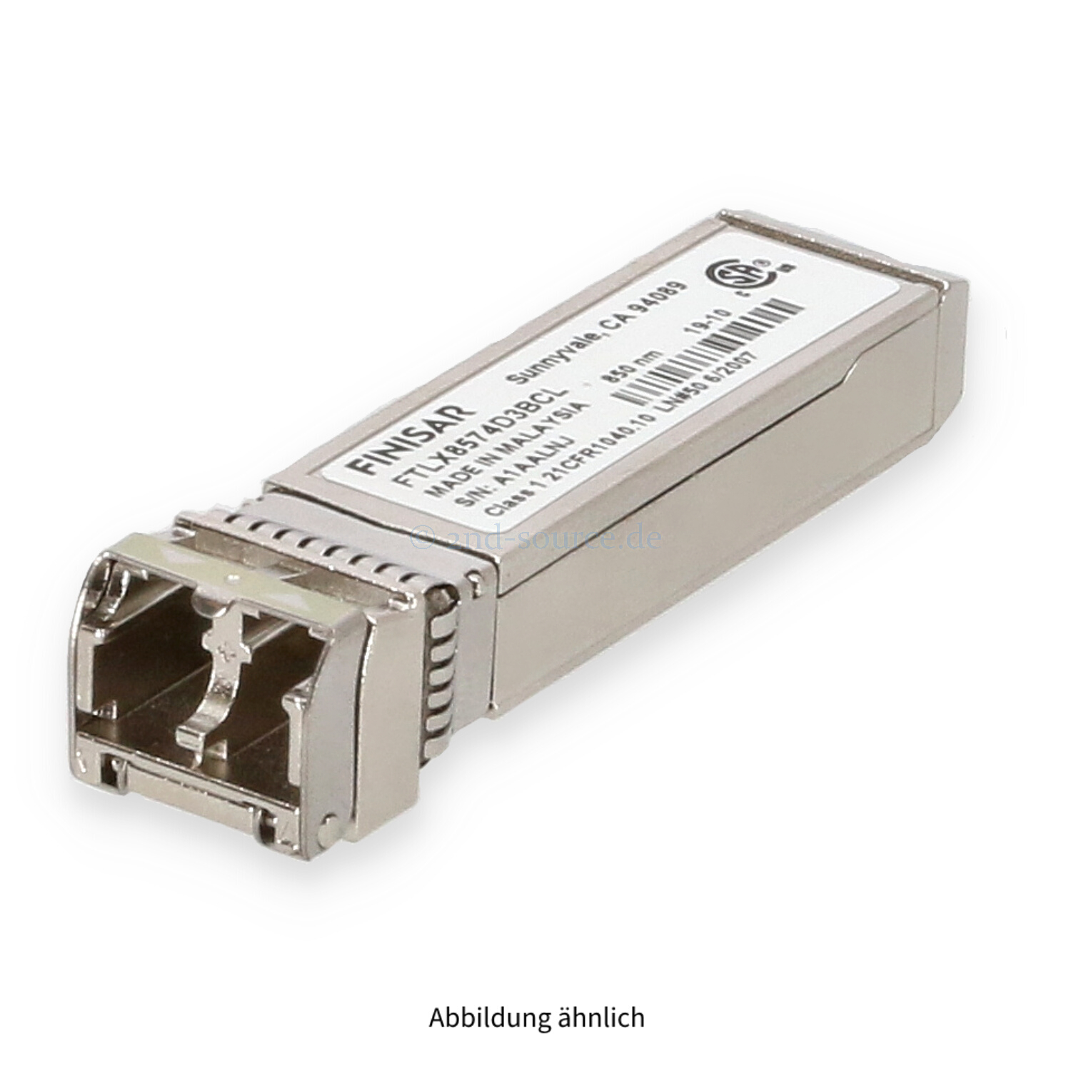 Finisar 10G SFP+ Shortwave Fibre Channel Transceiver Module FTLX8574D3BCL Finisar 10G SFP+ Shortwave Fibre Channel Transceiver Module FTLX8574D3BCL