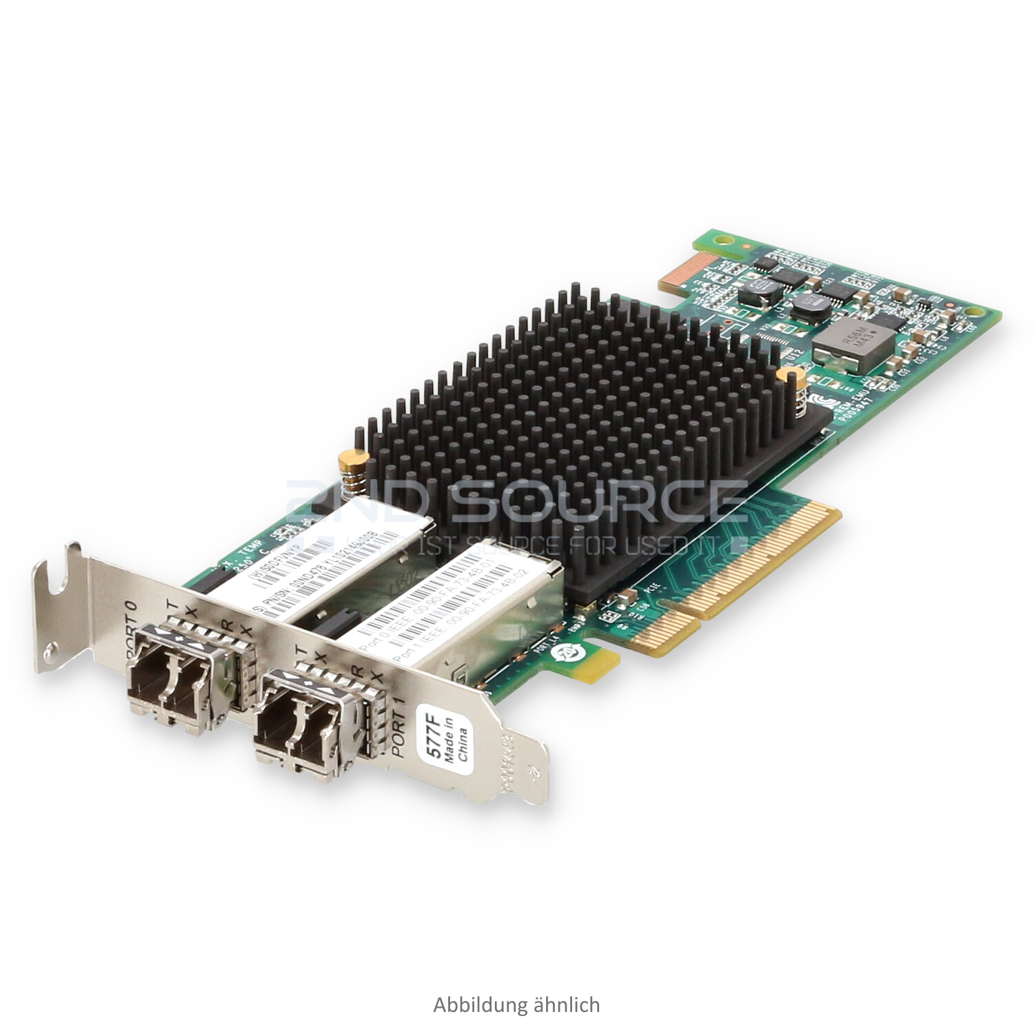 IBM Emulex LPe16002 2x 16GB SFP+ Fibre Channel PCIe 3.0 x8 HBA Low Profile 00ND478 00E3496 00E9266 74Y2221 577F