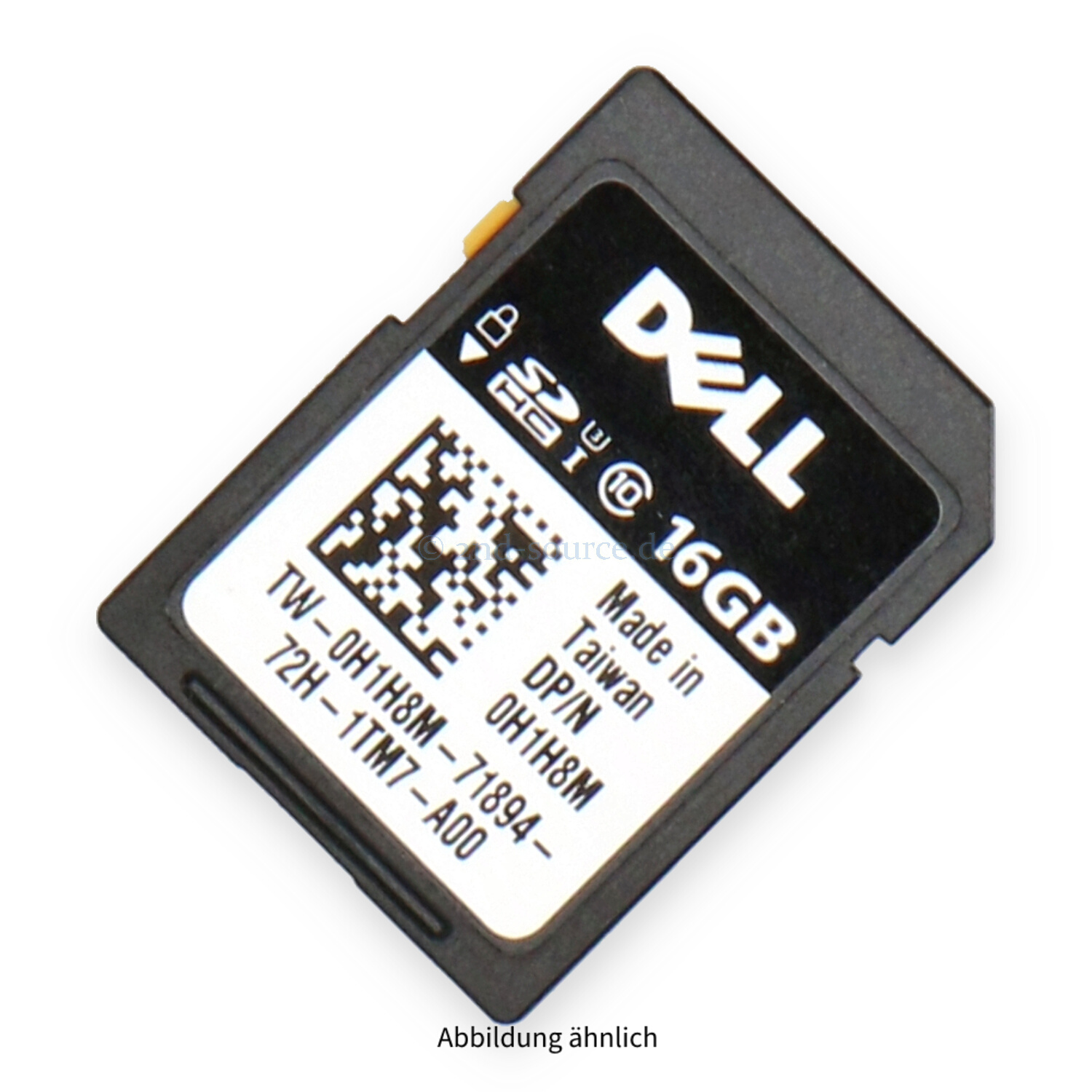 Dell 16GB iDRAC vFlash Class 10 SD Card Module H1H8M 0H1H8M
