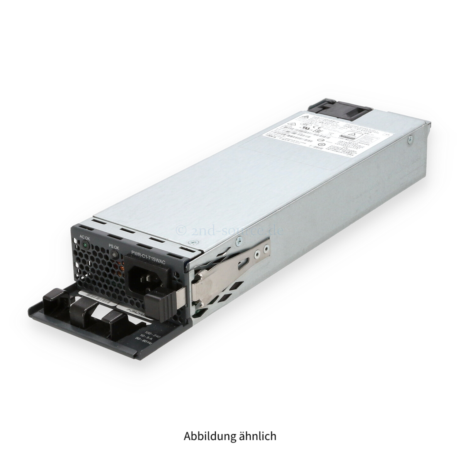 Cisco 715W HotPlug Power Supply Catalyst 3850 PWR-C1-715WAC 341-0560-02