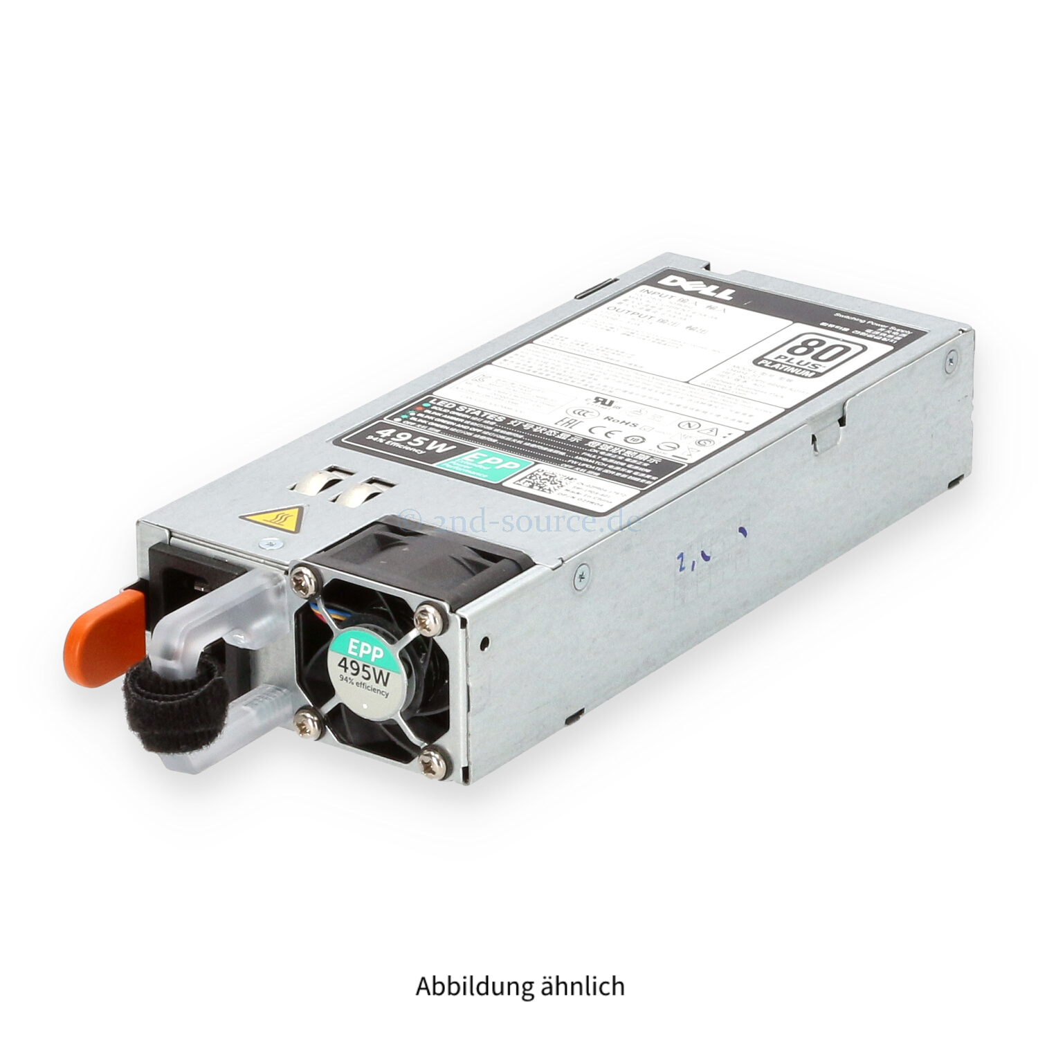 Dell 495W 80 Plus Platinum HotPlug Power Supply 2FR04 02FR04