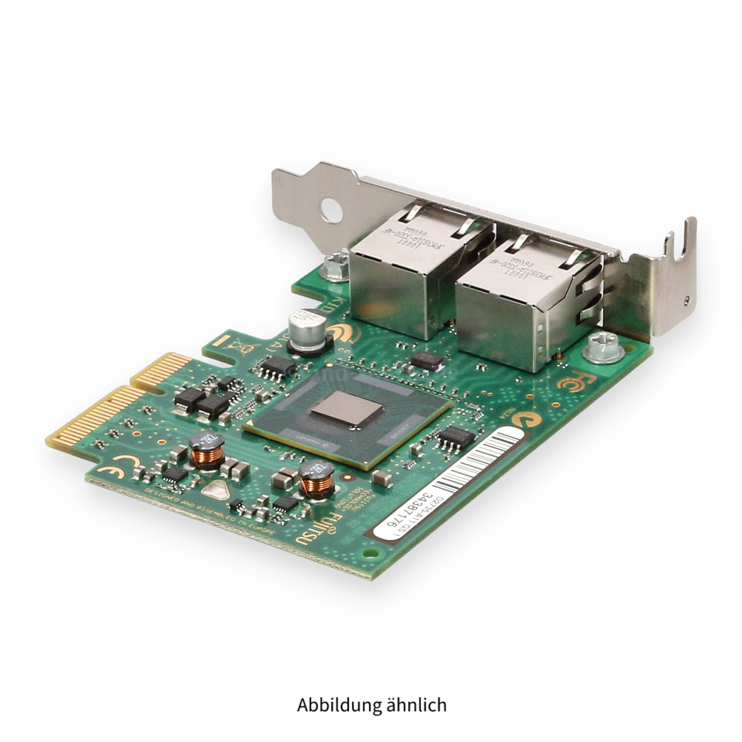 Fujitsu D2735-A12 2x1000Base-T PCIe Server Ethernet Adapter Low Profile S26361-D2735-A12