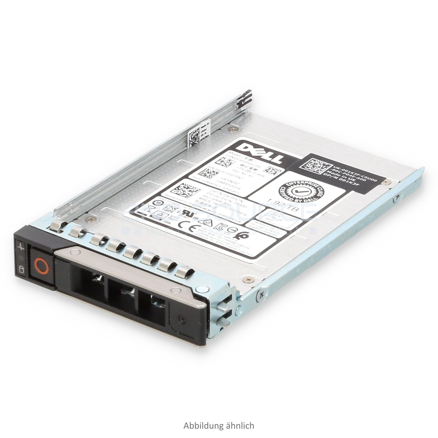 Dell 1.92TB SATA 6G SFF G14 Read Intensive HotPlug SSD 0V7HCN V7HCN