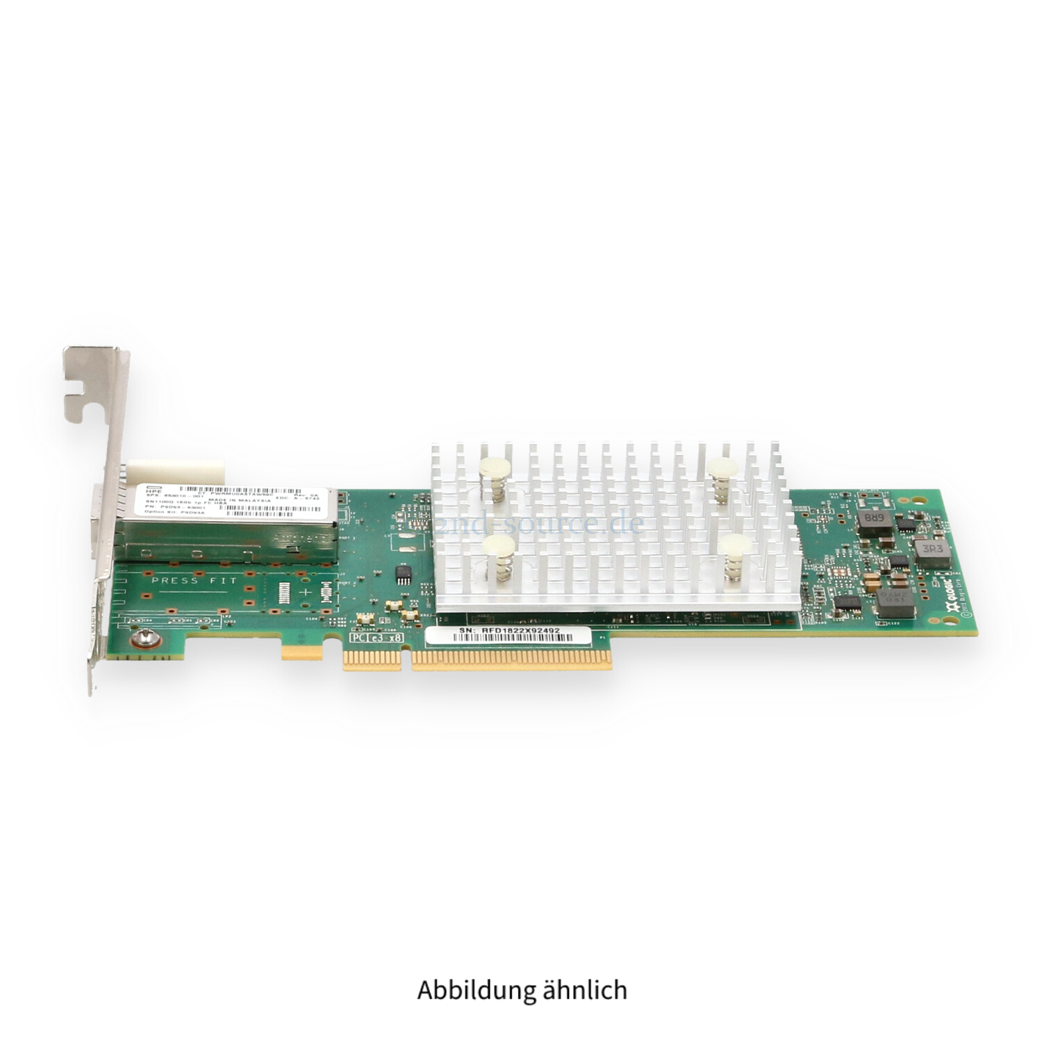 HPE SN1100Q 1-Port 16GB Fibre Channel PCIe HBA High Profile 853010-001