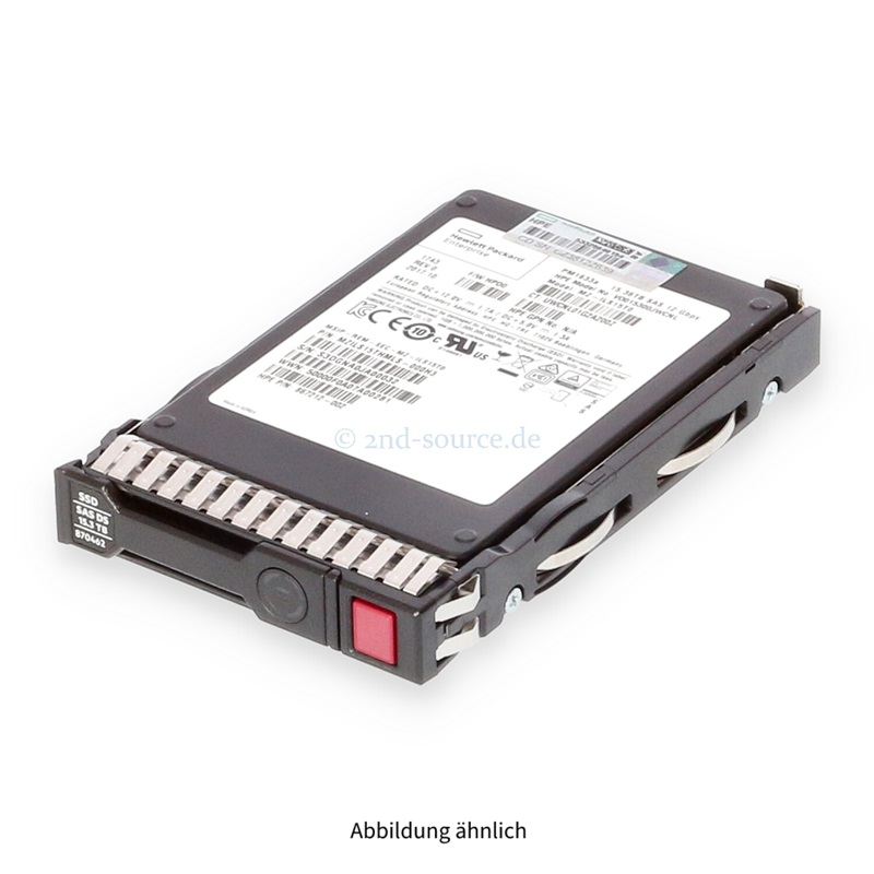 HPE 15.3TB SAS 12G SFF Read Intensive SC HotPlug SSD P06592-B21 P08612-001