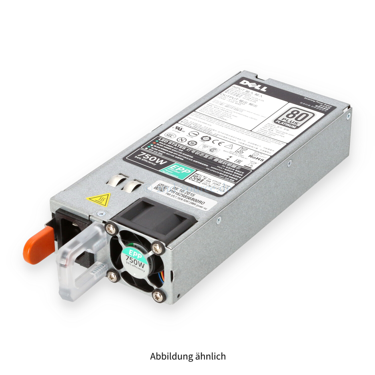 Dell 750W 80 Plus Platinum HotPlug Power Supply TPJ2X 0TPJ2X Dell 750W 80 Plus Platinum HotPlug Power Supply TPJ2X 0TPJ2X
