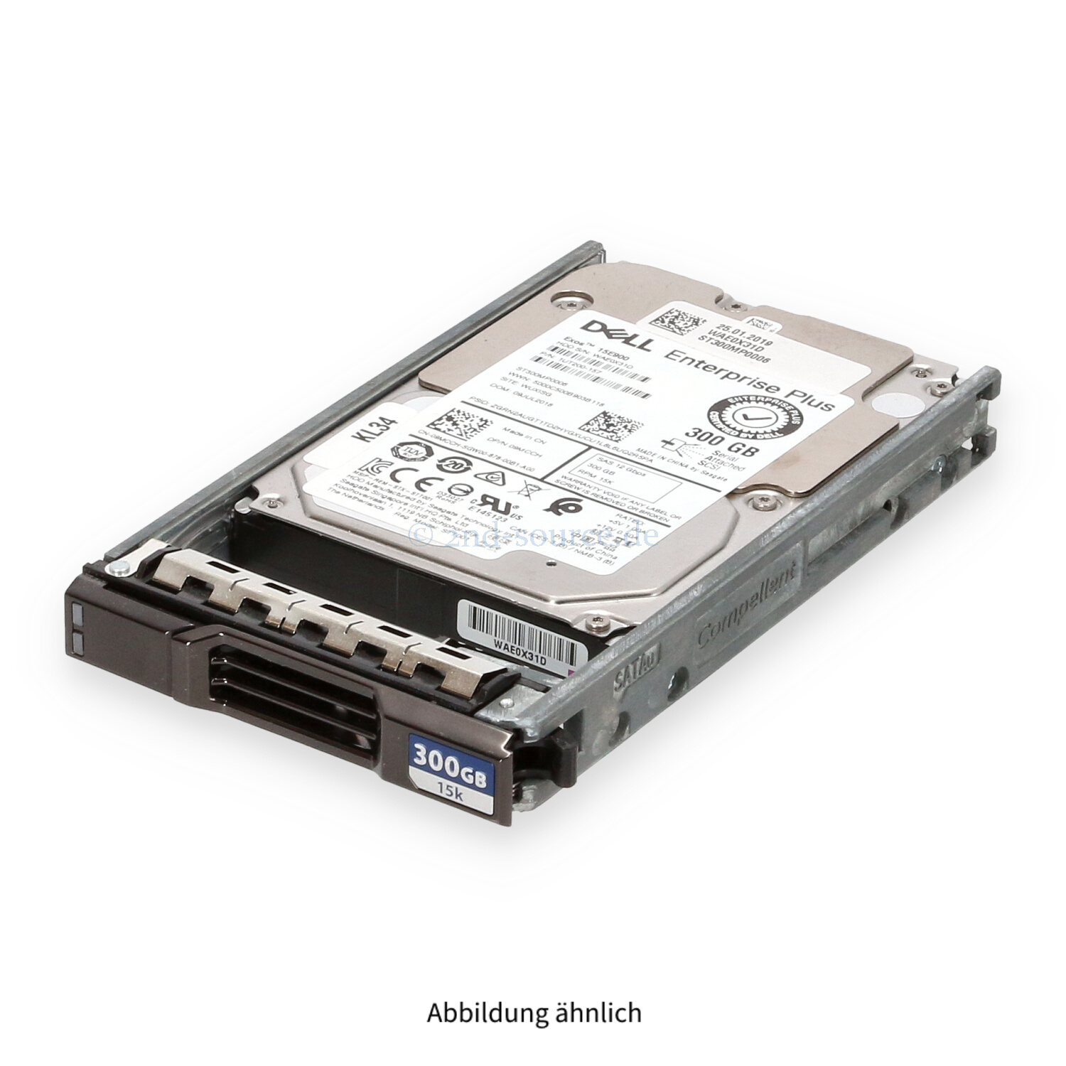 Dell 300GB 15k SAS 12G SFF HotPlug HDD Compellent 9MCCH 09MCCH