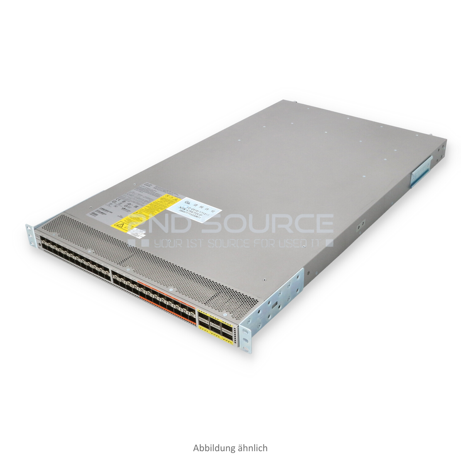 Cisco Nexus C5672UP 32x SFP+ 10GbE 16x Unified Ports SFP+ 6x QSFP+ 40GbE 3x F-t-B 2x 1100W Managed Switch N5K-C5672UP N6K-C6001-FAN-F NXA-PAC-1100W