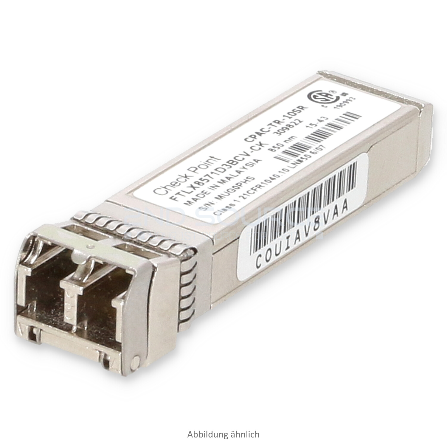 Check Point 10GbE SFP+ 850nm Short Wave Transceiver Module FTLX8571D3BCV-CK