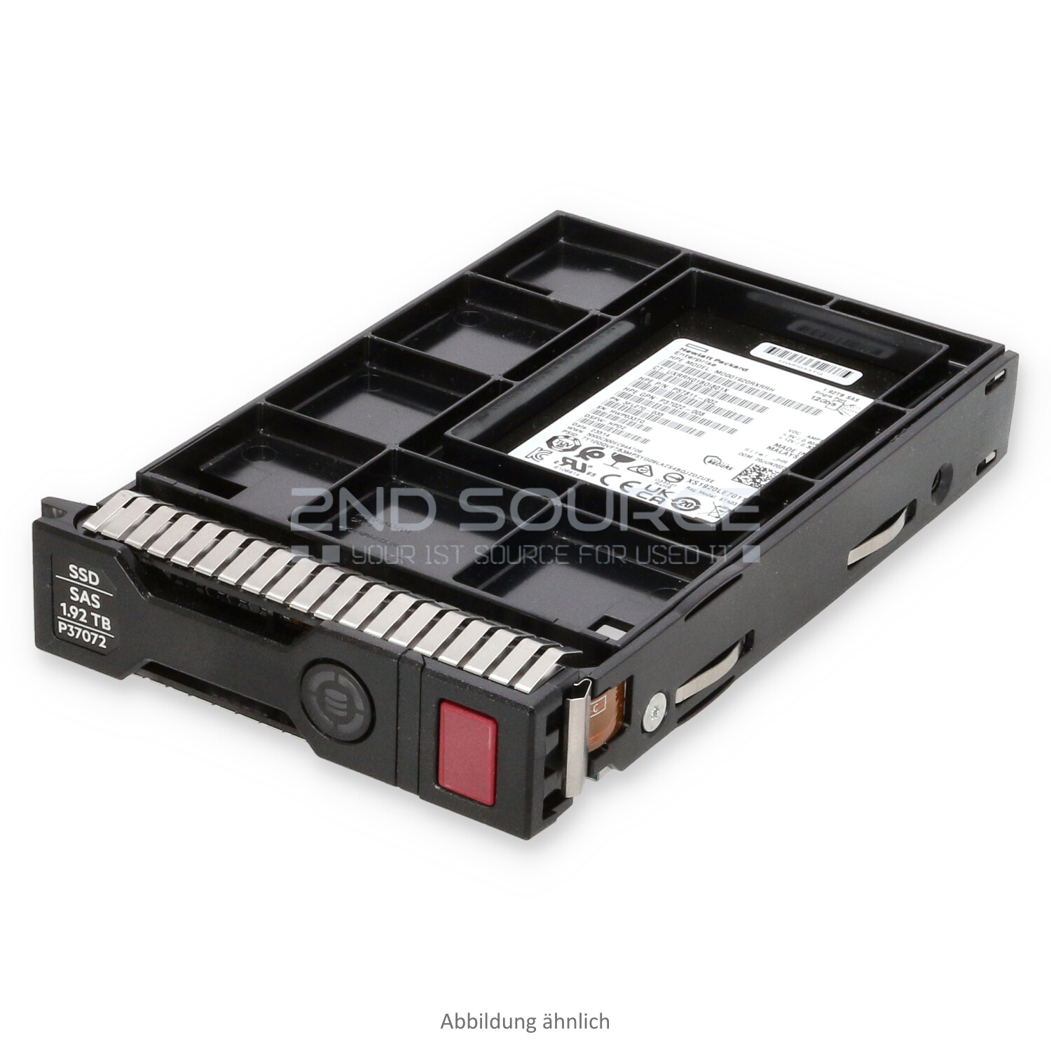 HPE 1.92TB SAS 12G LFF Mixed Use SC HotPlug SSD P37013-B21 P37072-001