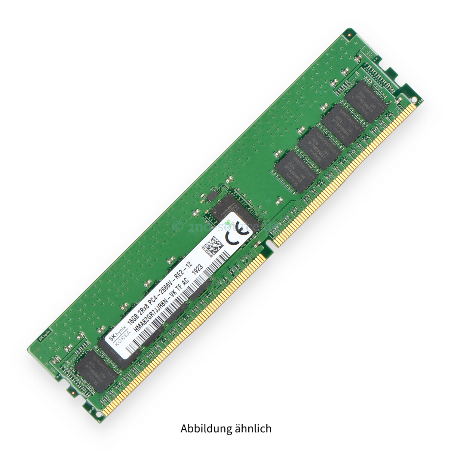 Hynix 16GB PC4-21300V-R DIMM Dual Rank x8 (DDR4-2666) Registered ECC HMA82GR7JJR8N-VK