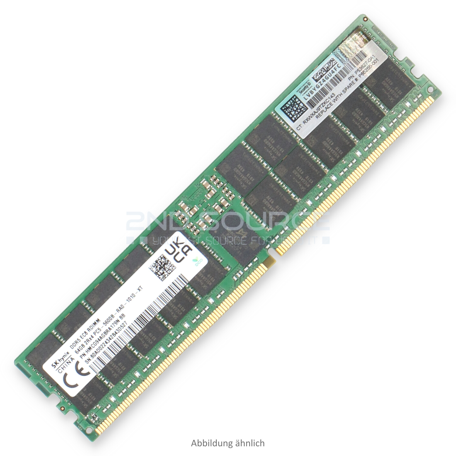 HPE 64GB PC5-44800 Dual Rank x4 (DDR5-5600) Registered ECC P64707-B21 P65255-001