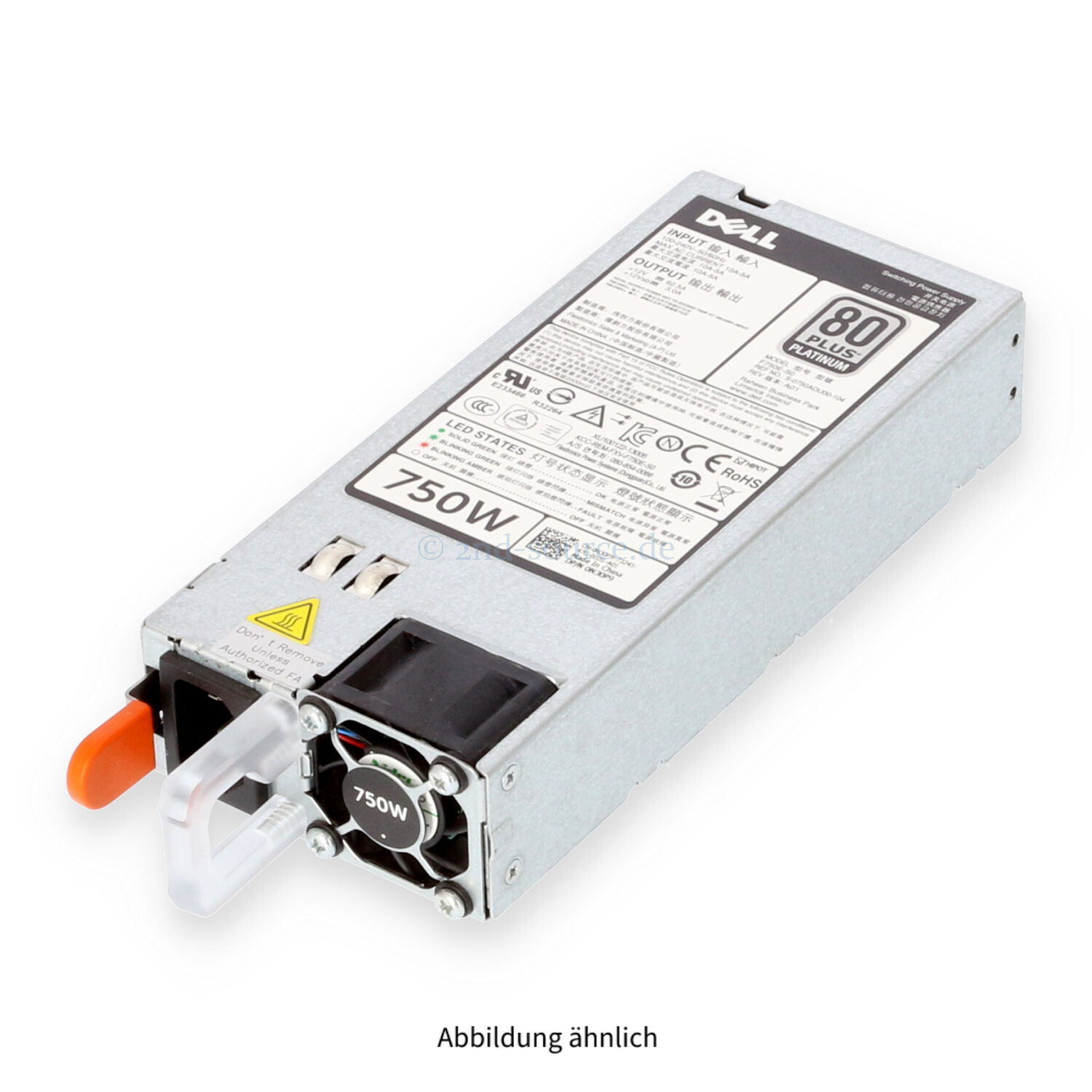 Dell 750W 80 Plus Platinum HotPlug Power Supply R620 R720 R720XD N30P9 0N30P9 Dell 750W 80 Plus Platinum HotPlug Power Supply R620 R720 R720XD N30P9 0N30P9