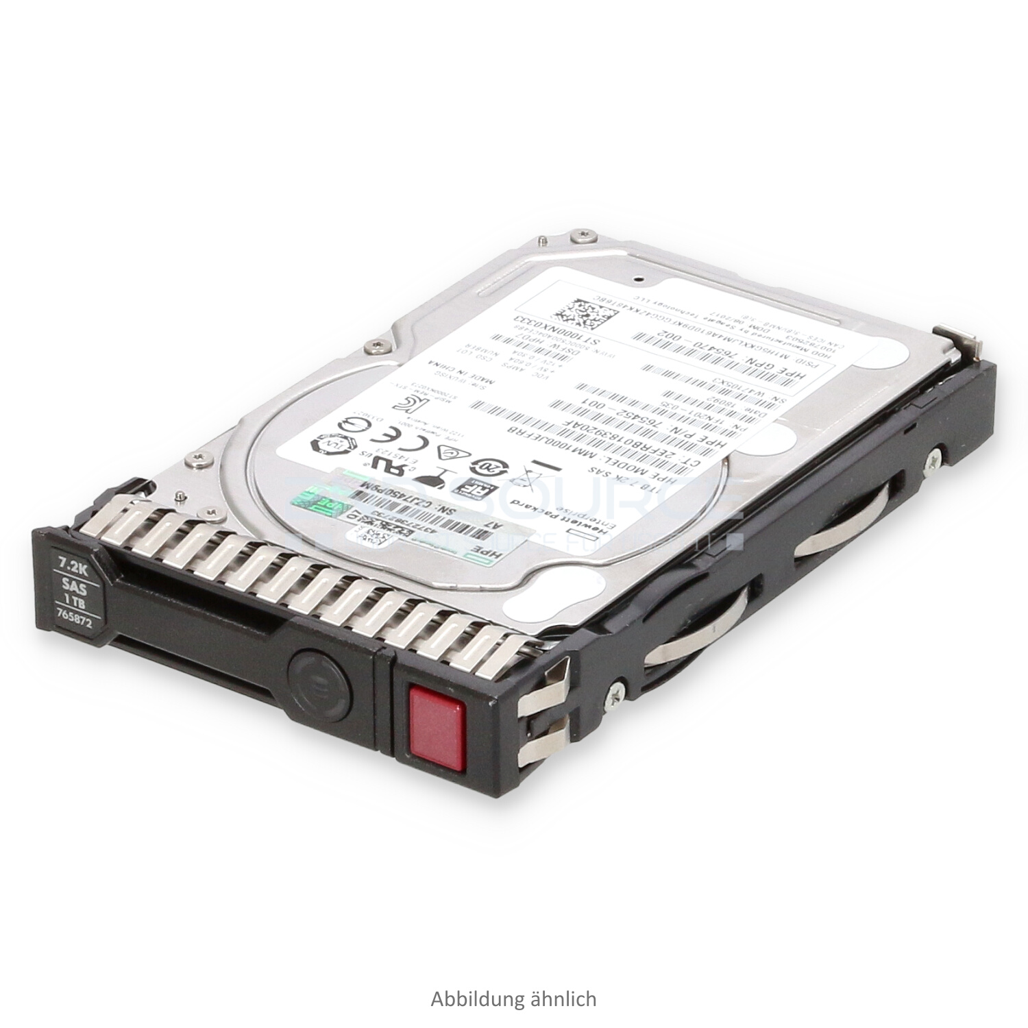 HPE 1TB SAS 12G 7.2k SFF SC HotPlug HDD 765464-B21 765872-001