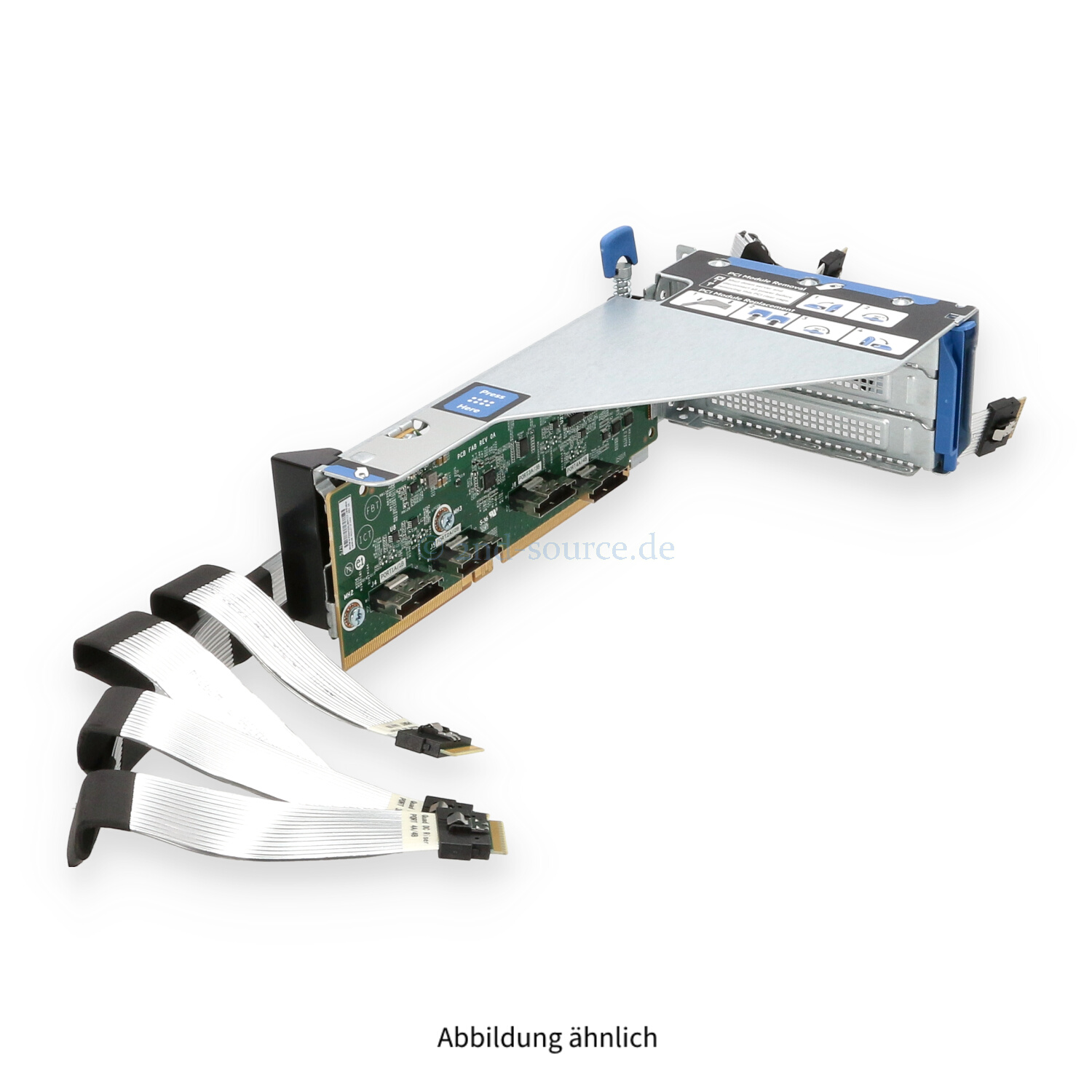 HPE Primary 4x NVMe SlimSAS Riser Kit DL38x G10 867807-B21 875087-001 HPE Primary 4x NVMe SlimSAS Riser Kit DL38x G10 867807-B21 875087-001