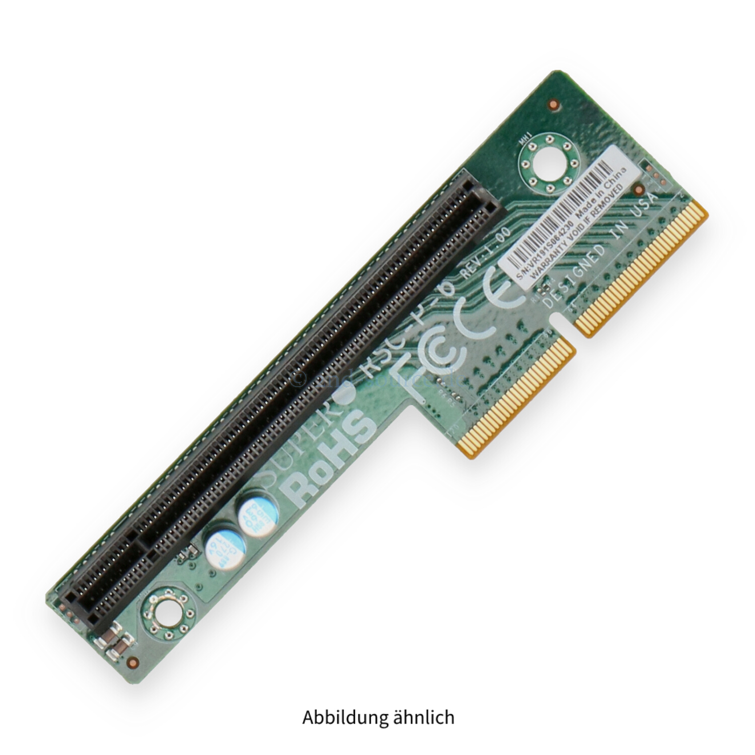 Supermicro 1x PCIe x16 Riser Card RSC-P-6  Supermicro 1x PCIe x16 Riser Card RSC-P-6