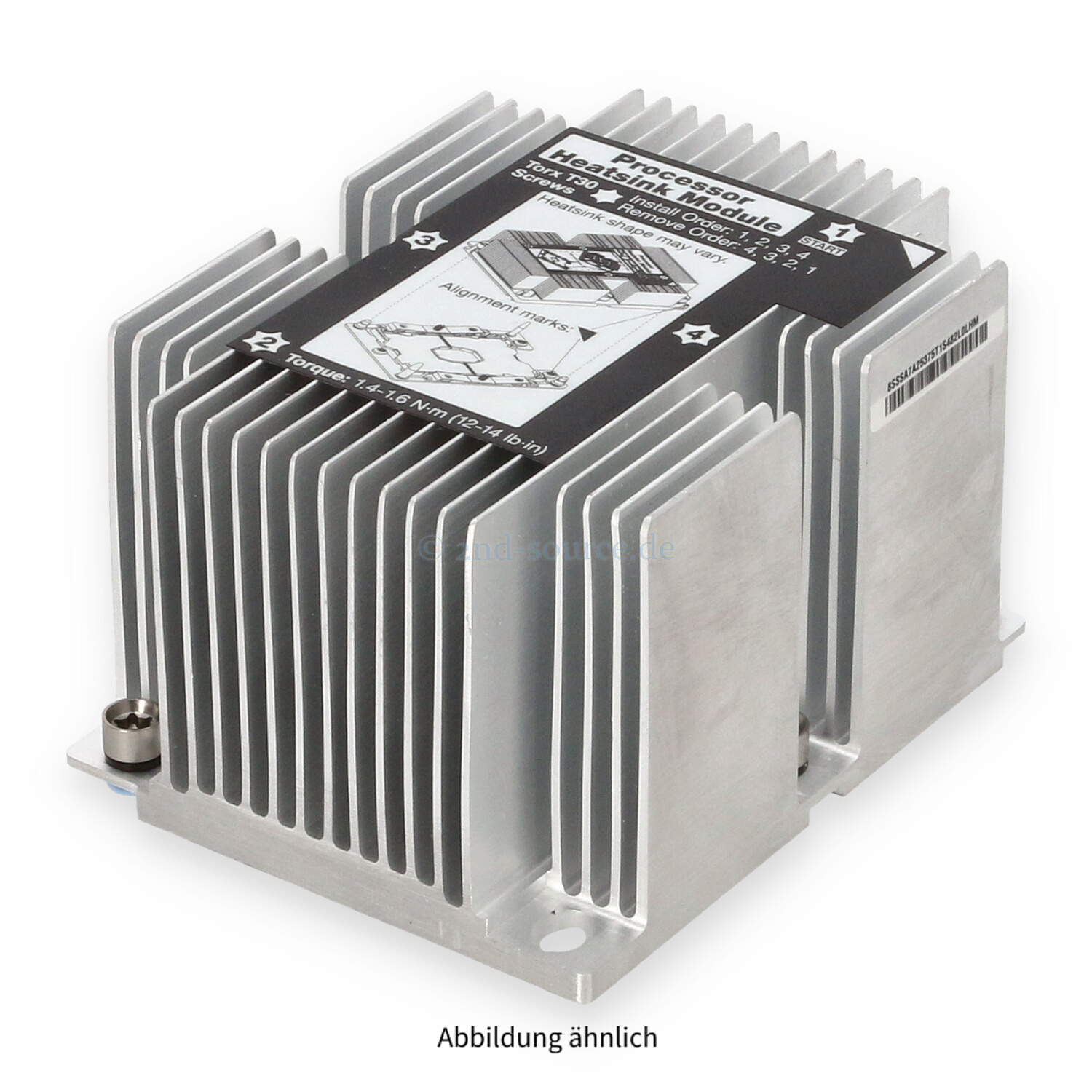 Lenovo 2U Standard Heatsink SR550 SR590 SR650 SR670 01KP655