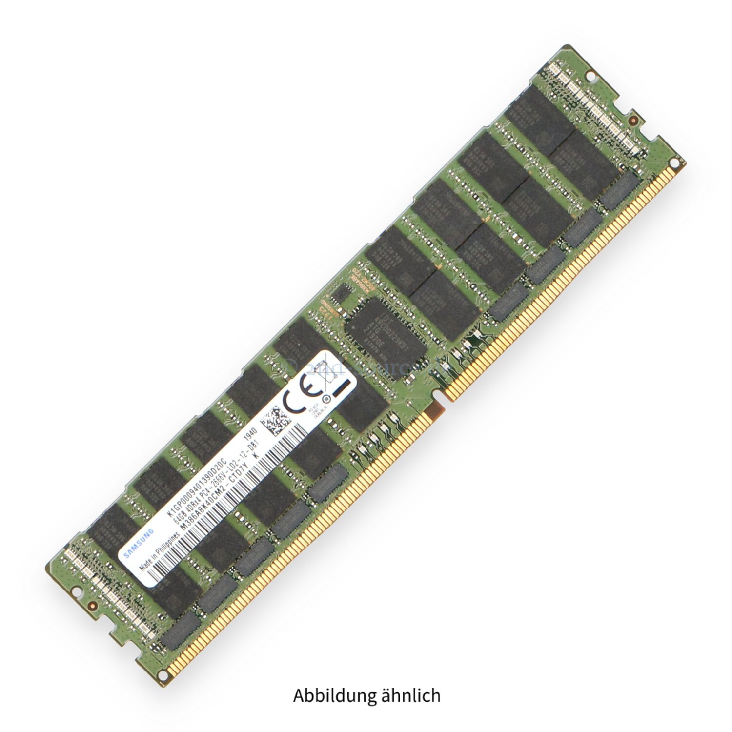 Samsung 64GB PC4-21300V-L DIMM 4DRx4 (DDR4-2666) Registered ECC M386A8K40CM2-CTD
