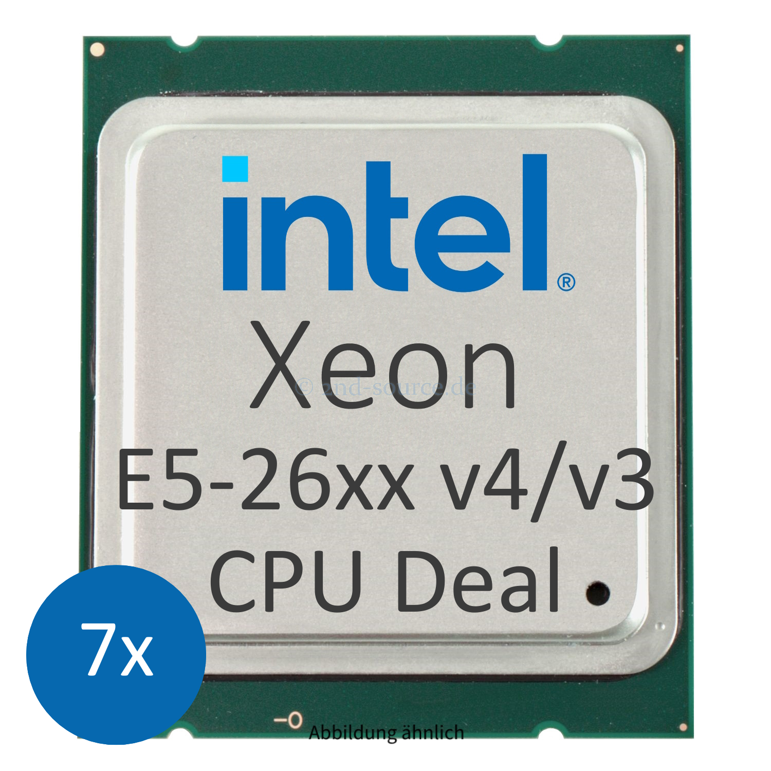 Intel Hardware-Deal aus 3x Xeon E5-26xx v4 und 4x Xeon E5-26xx v3 CPUs