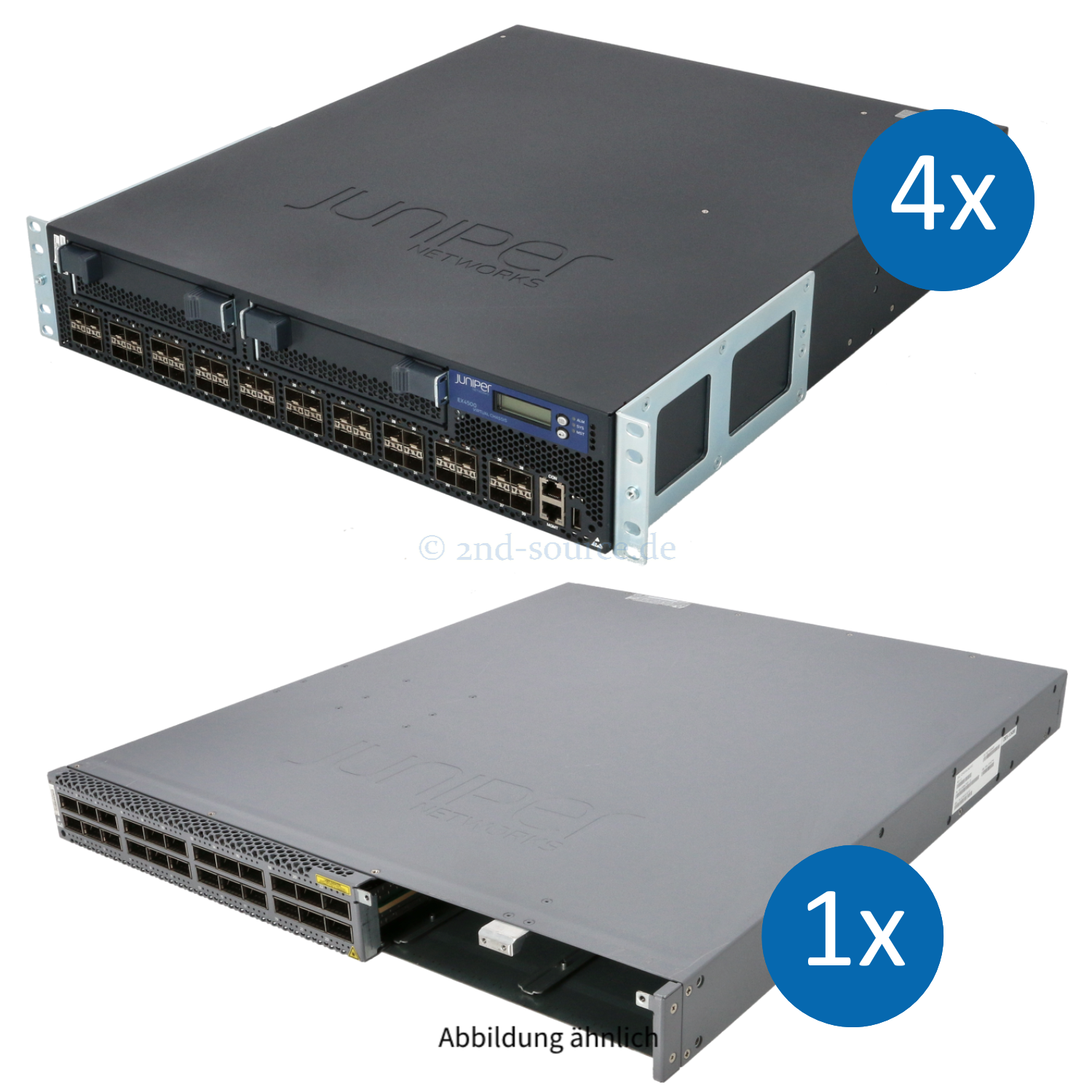 Juniper Hardware-Deal aus 4x EX4500 Switch und 1x QFX5100-24Q Switch