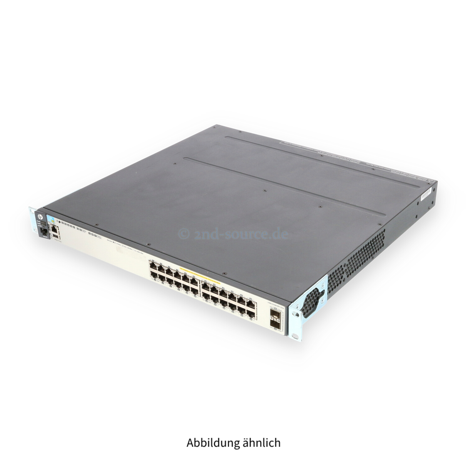 HPE ProCurve E3800-24G-PoE+-2SFP+ 24x RJ-45 1GbE PoE+ 2x SFP+ 10GbE 2x 1000W Switch J9573A HPE ProCurve E3800-24G-PoE+-2SFP+ 24x RJ-45 1GbE PoE+ 2x SFP+ 10GbE 2x 1000W Switch J9573A