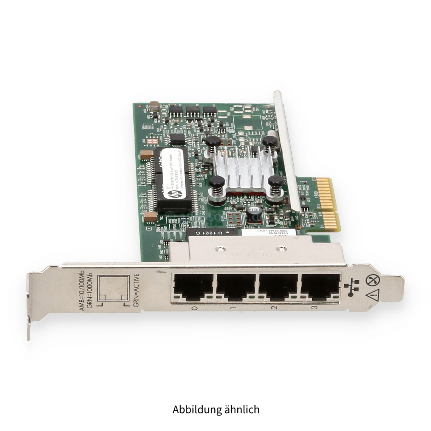 HPE 331T 4x1000Base-T PCIe Server Ethernet Adapter High Profile 647594-B21 649871-001