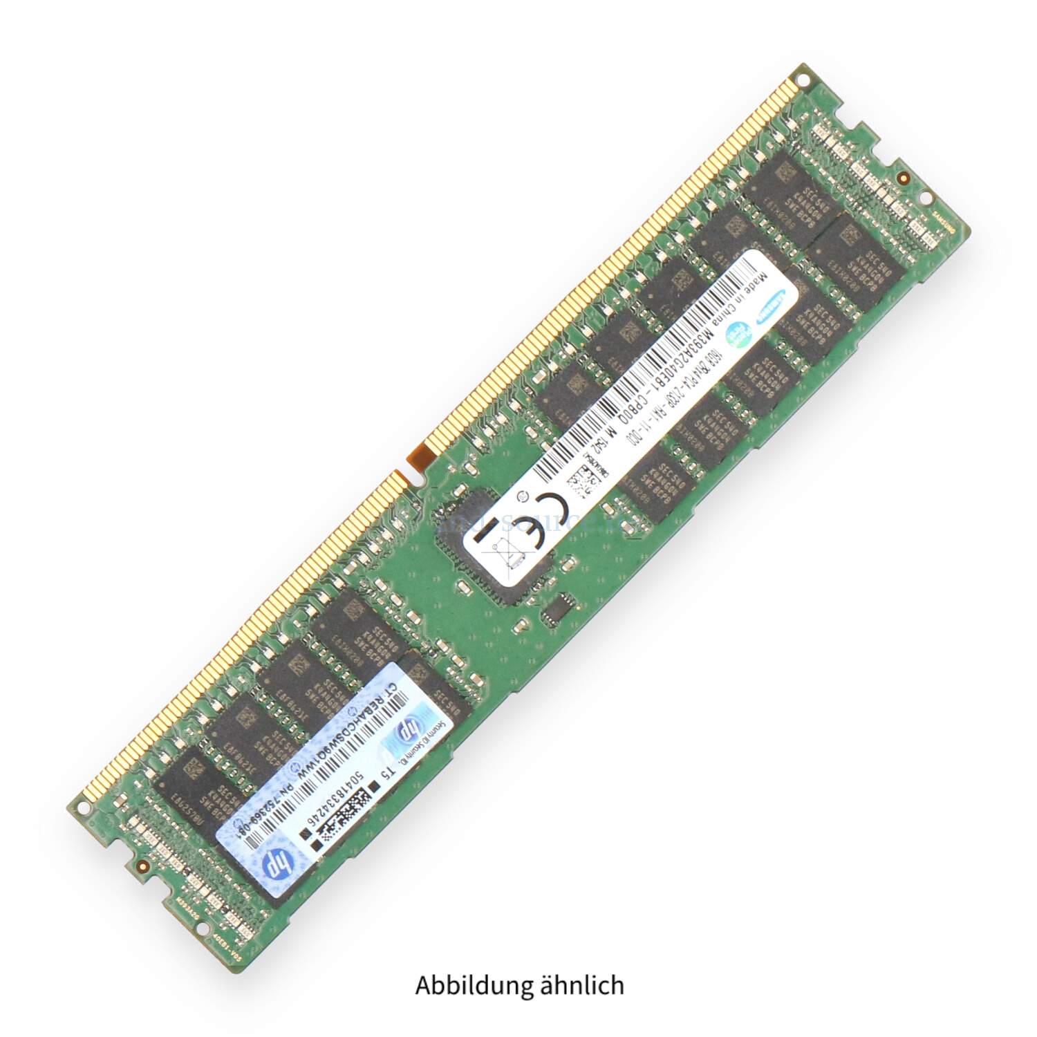 HPE 16GB PC4-17000P-R DIMM Dual Rank x4 (DDR4-2133) Registered ECC 726719-B21 774172-001 752369-081
