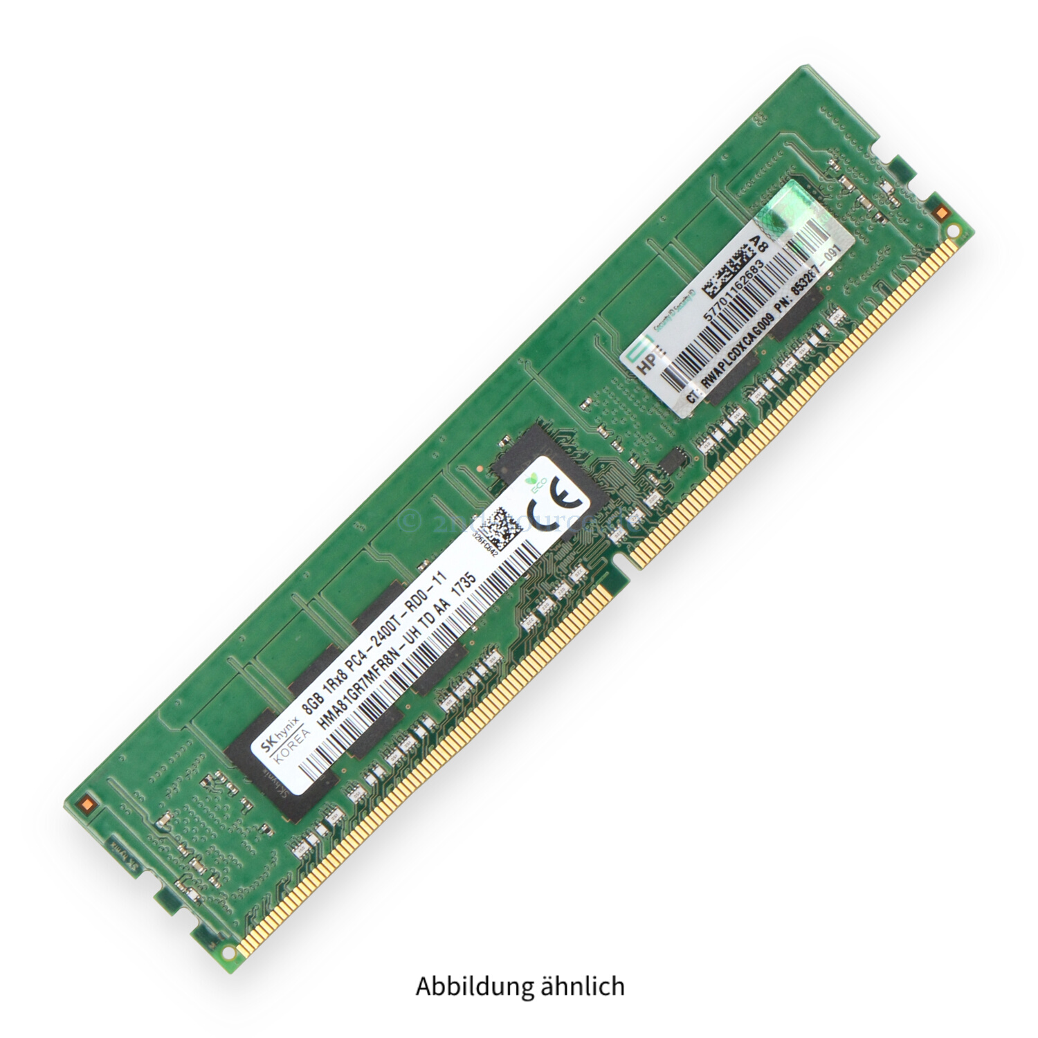 HPE 8GB PC4-19200T-R DIMM Single Rank x8 (DDR4-2400) Registered ECC 851353-B21 852545-001 853287-091