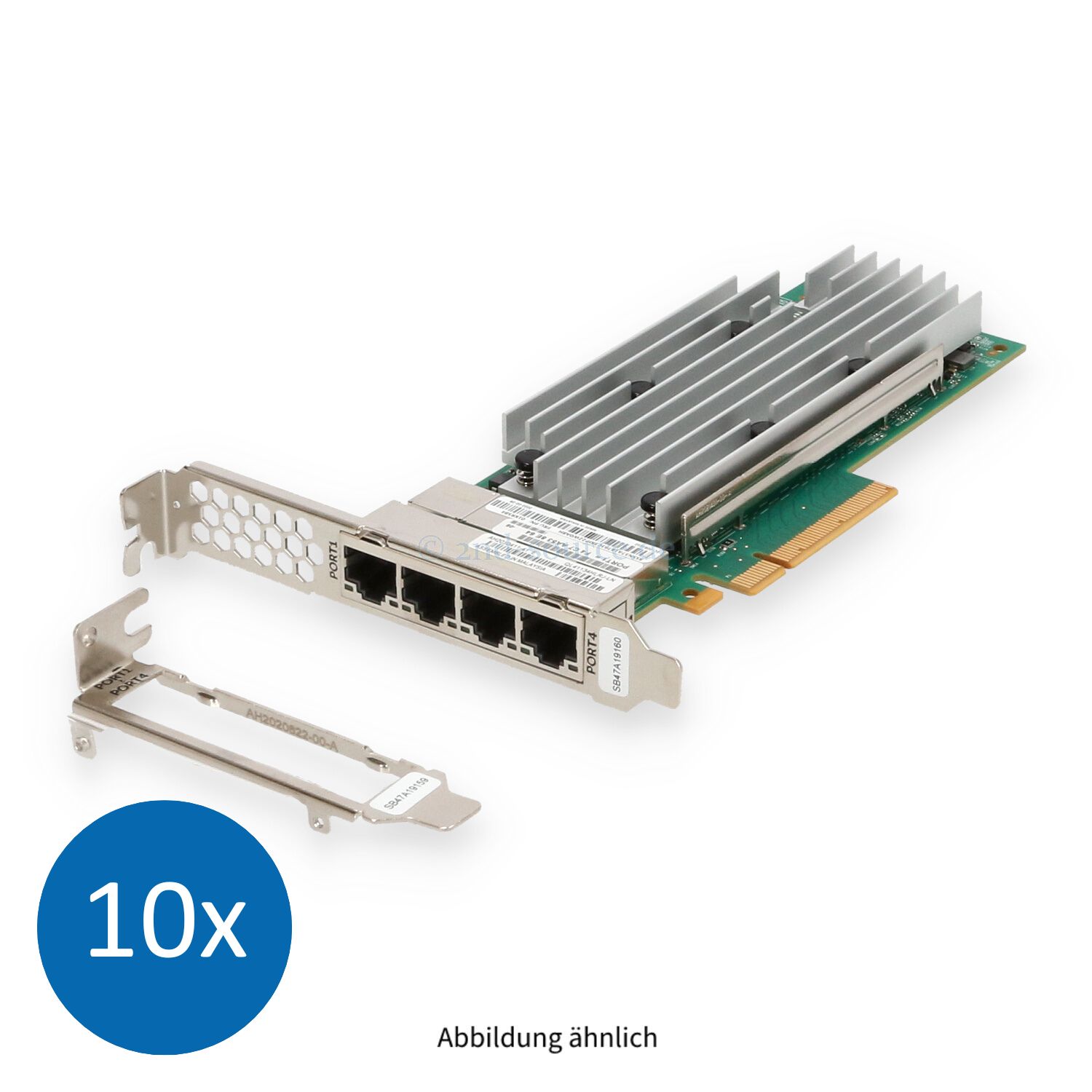 10x Lenovo QLogic QL41134 4x 10GbE PCIe Server Ethernet Adapter 4XC7A08225 01KR584