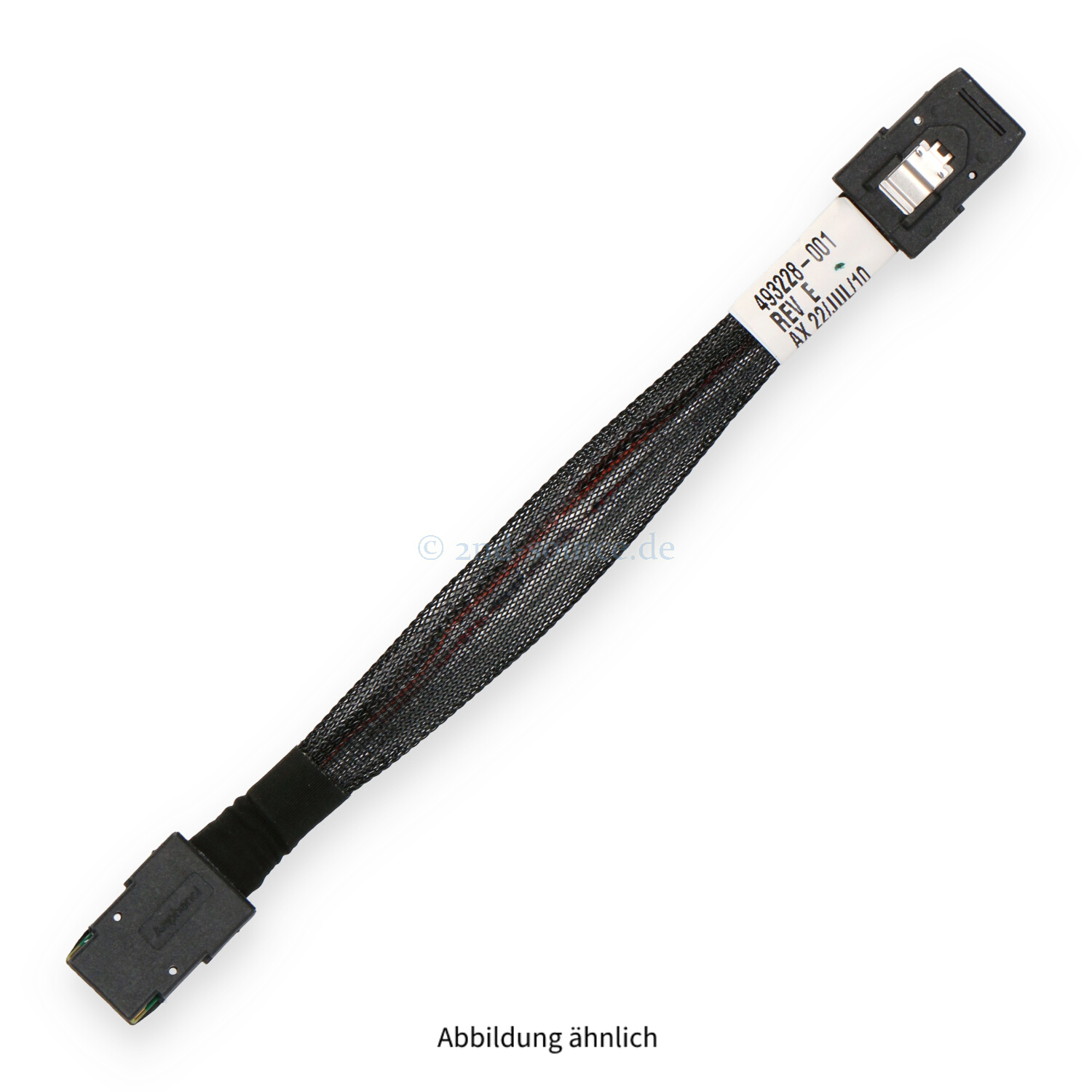 HPE 0.15m MiniSAS SFF-8087 to MiniSAS SFF-8087 Cable 493228-001 HPE 0.15m MiniSAS SFF-8087 to MiniSAS SFF-8087 Cable 493228-001