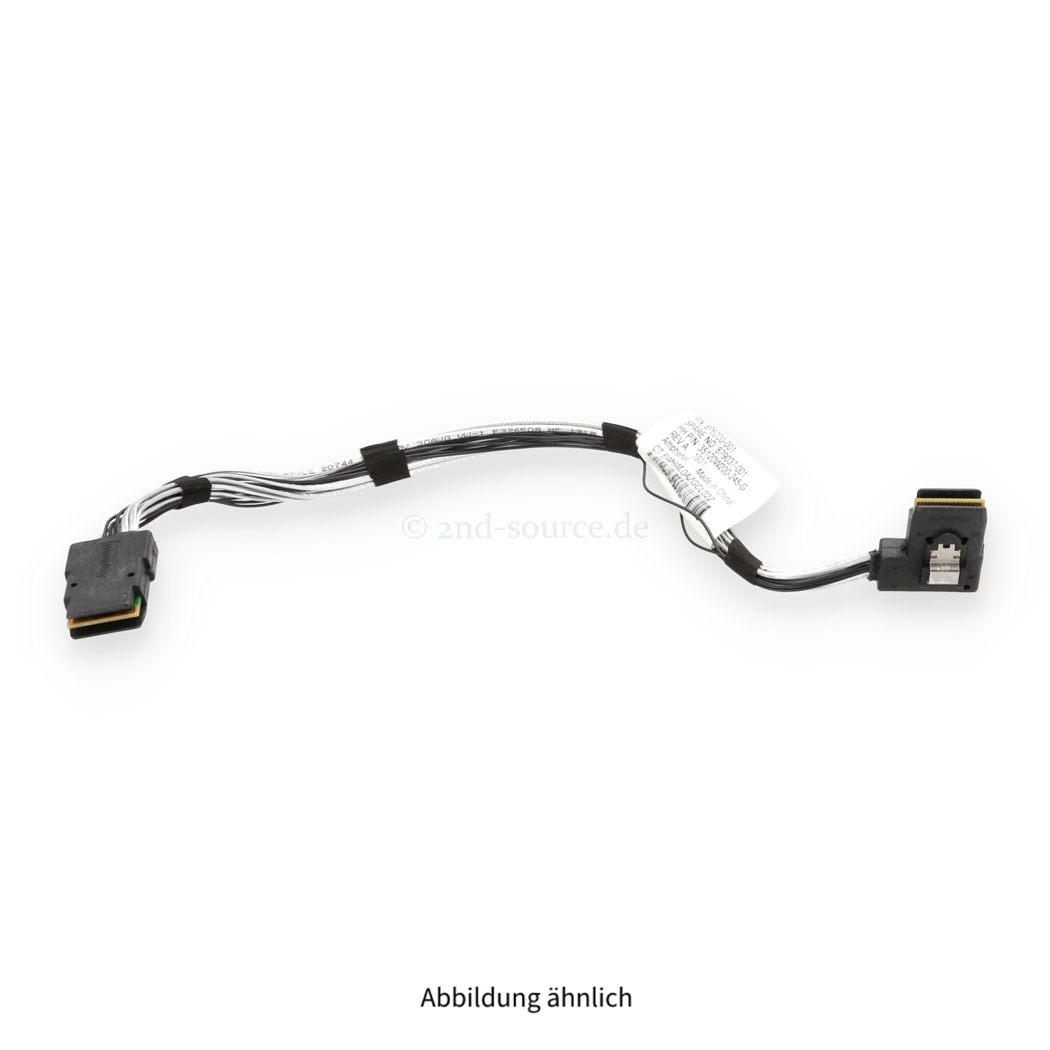 HPE 0.30m 2x SFF-8087 Cable Apollo 4510 G10 XL450 G10 876200-001 879037-001