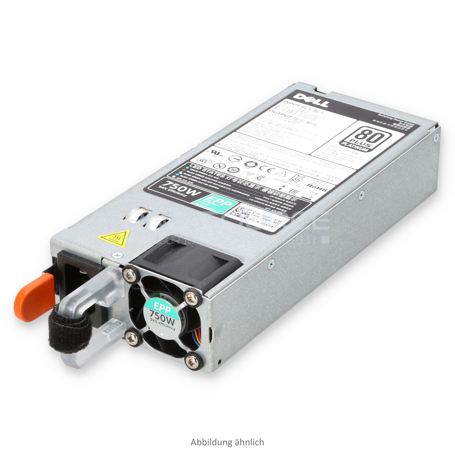 Dell 750W 80 Plus Platinum HotPlug Power Supply 9K04T 09K04T