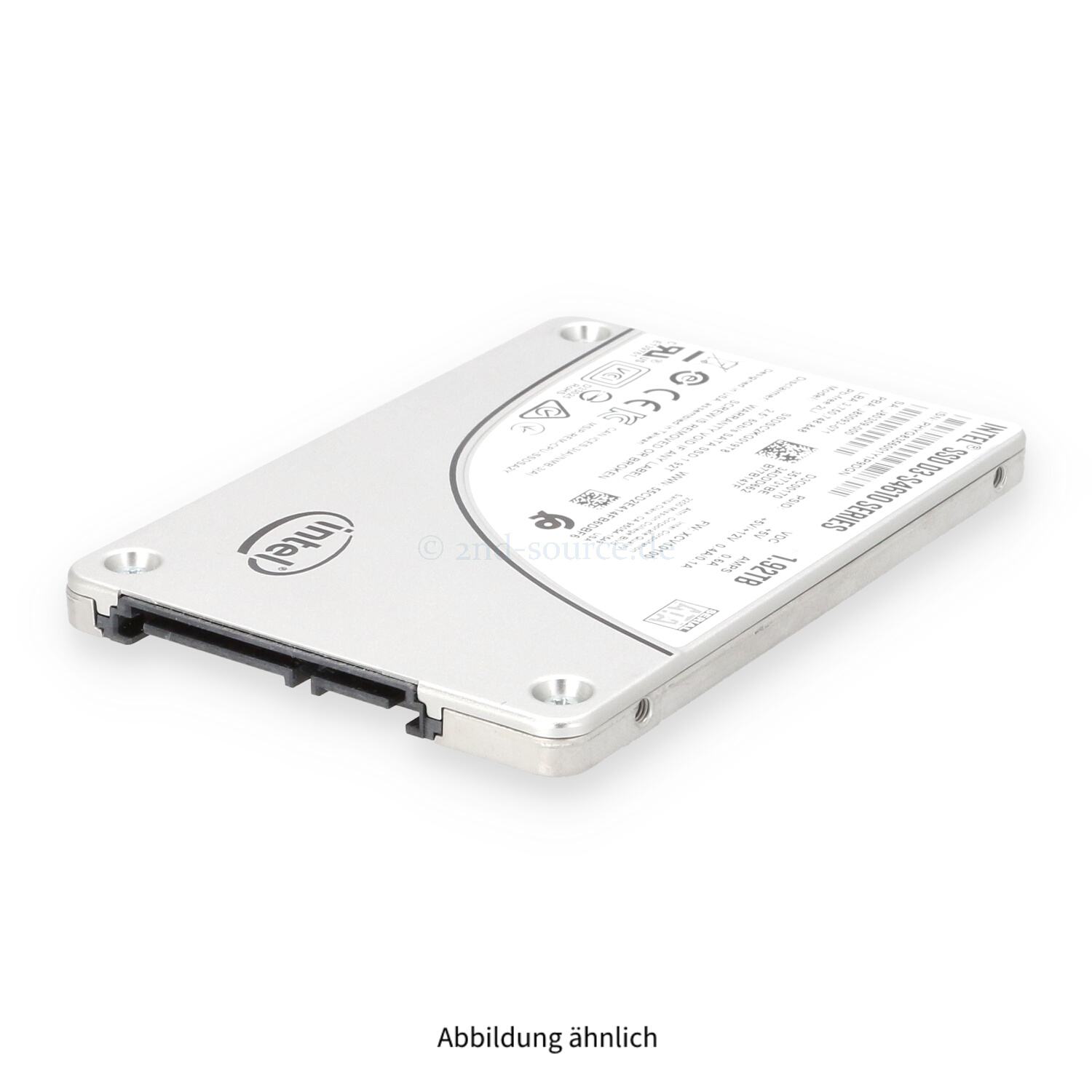 Intel 1.92TB SATA 6G SFF SSD SSDSC2KG019T8