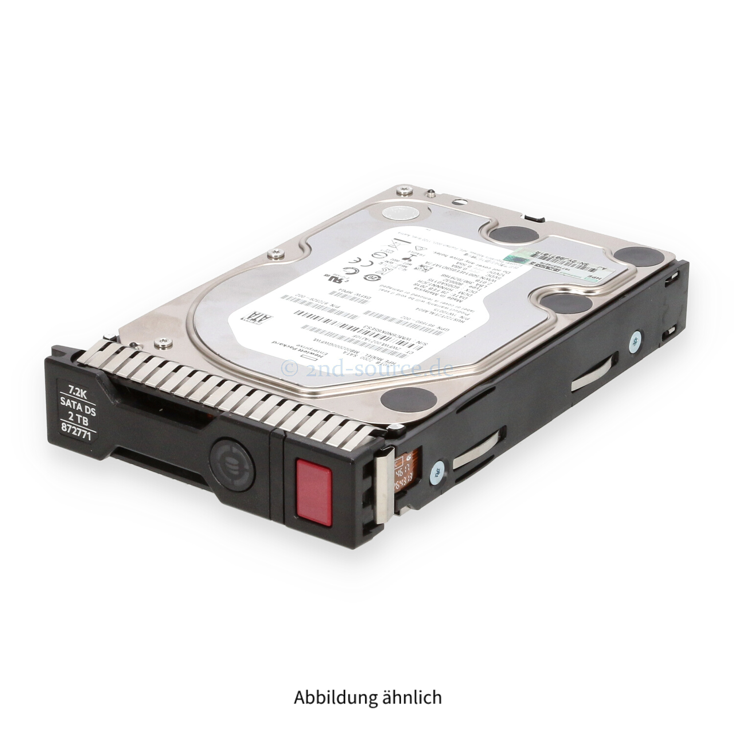 HPE 2TB 7.2k SATA 6G LFF SC HotPlug HDD 872489-B21 872771-001