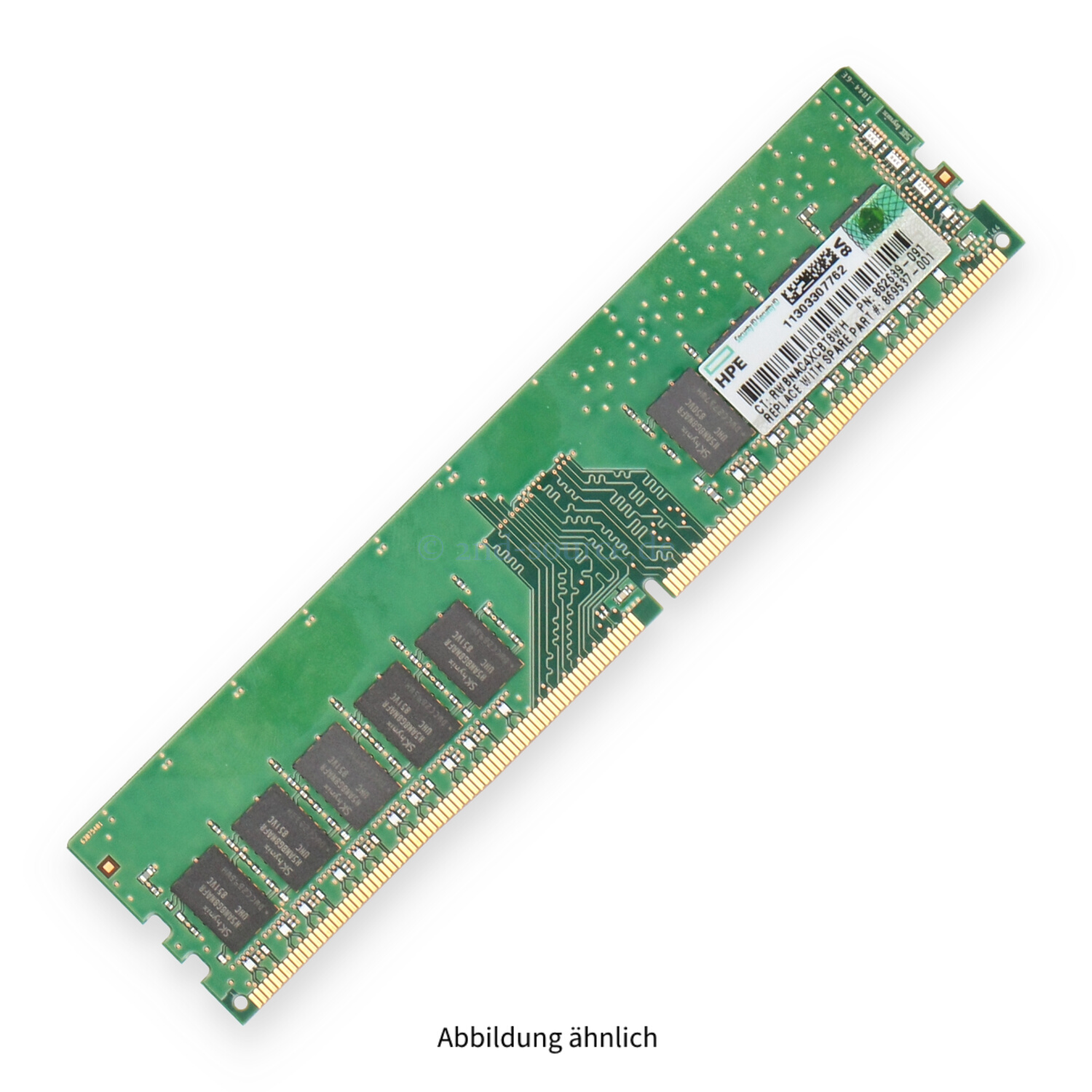 HPE 8GB PC4-19200T-E DIMM Single Rank x8 (DDR4-2400) Unbuffered ECC 862974-B21 869537-001 862689-091