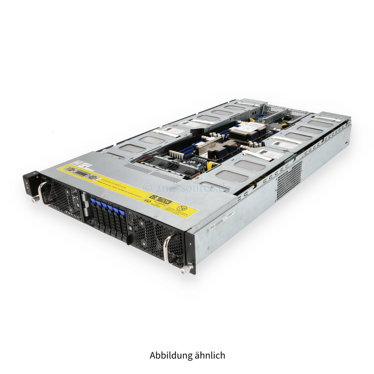 Gigabyte G291-281 8xSFF supports up to 8x double slot GPU cards 2x 10Gb/s Base-T Rack-Kit 6NG291281MR-00