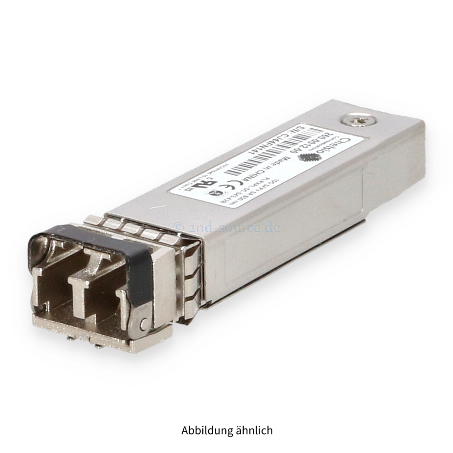 Chelsio 10GbE SFP+ 850nm Short Wave Transceiver Module 260-0012-00 Chelsio 10GbE SFP+ 850nm Short Wave Transceiver Module 260-0012-00