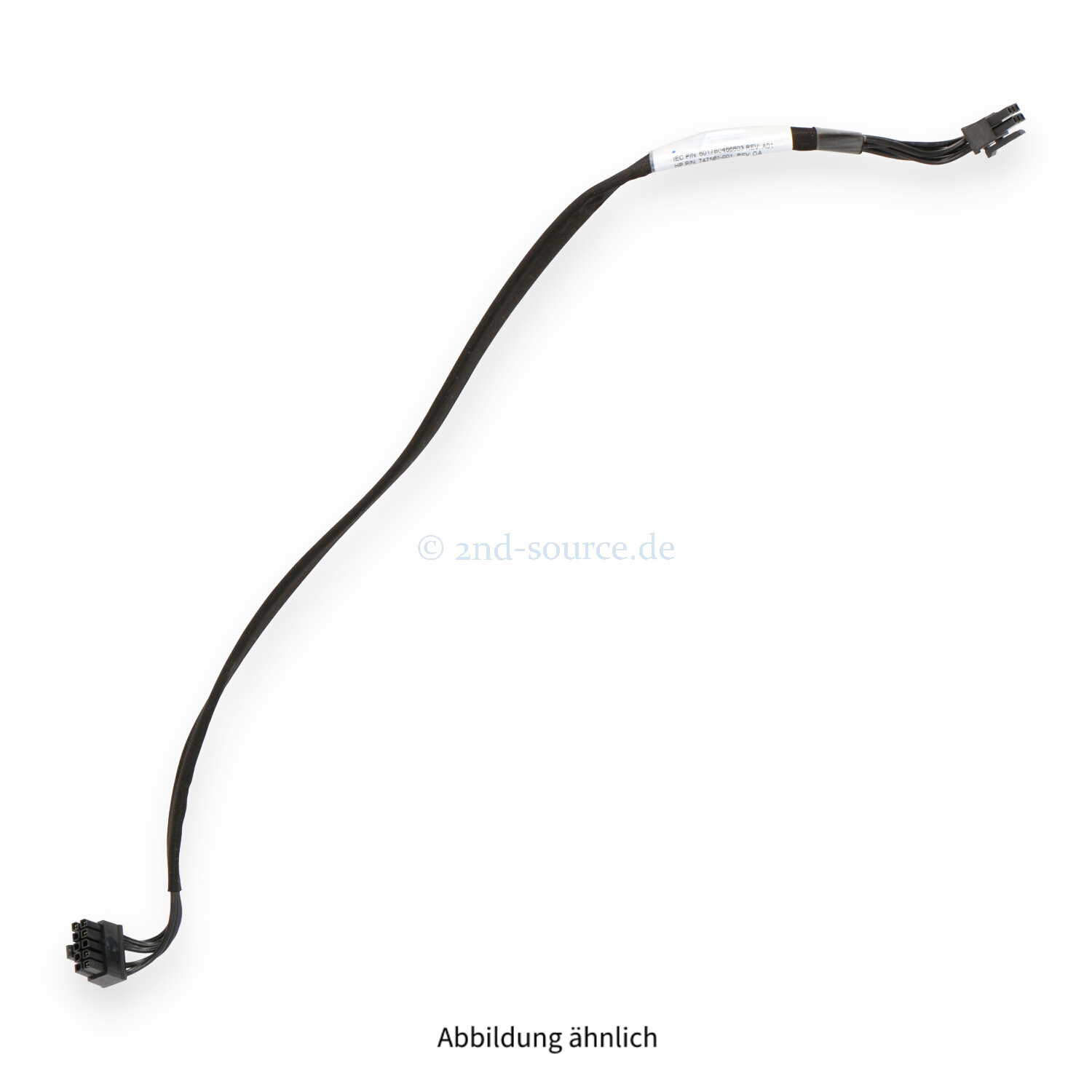 HPE 0.40m Drive Cage Backplane Power Cable 747561-001 HPE 0.40m Drive Cage Backplane Power Cable 747561-001