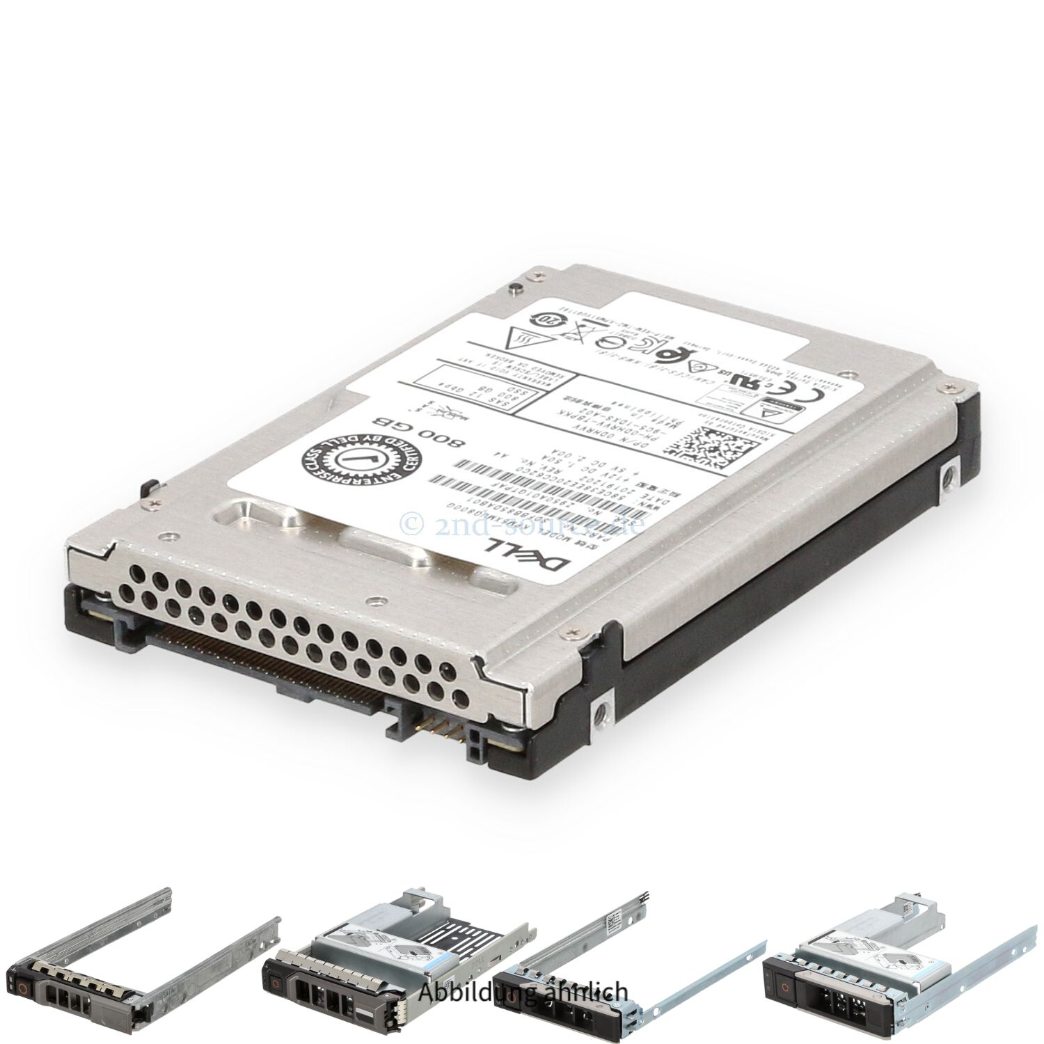 Dell 800GB SAS 12G SFF Write Intensive SSD DHRVV 0DHRVV