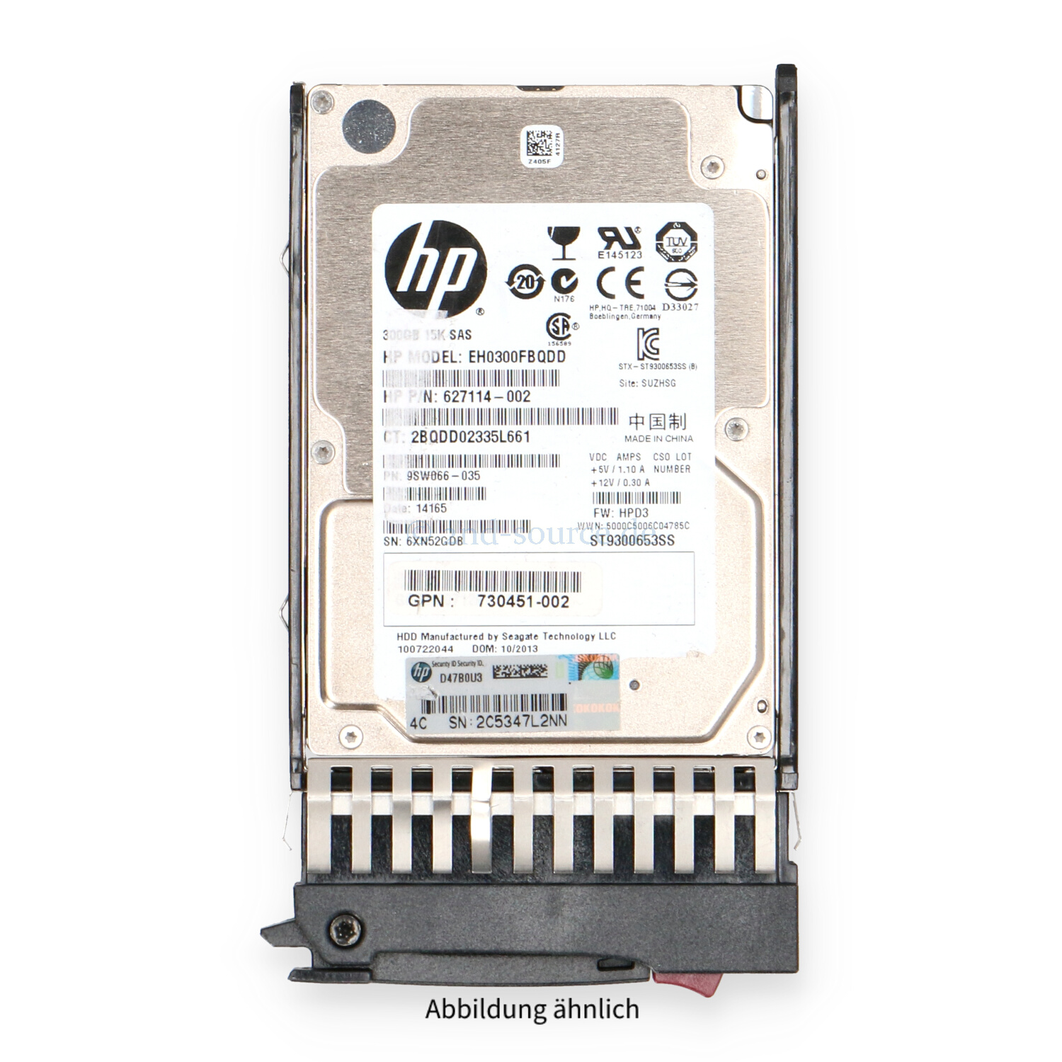 HPE 300GB 15k SAS 6G SFF DP HotPlug HDD P2000 MSA 1040 2040 C8S61A 730705-001
