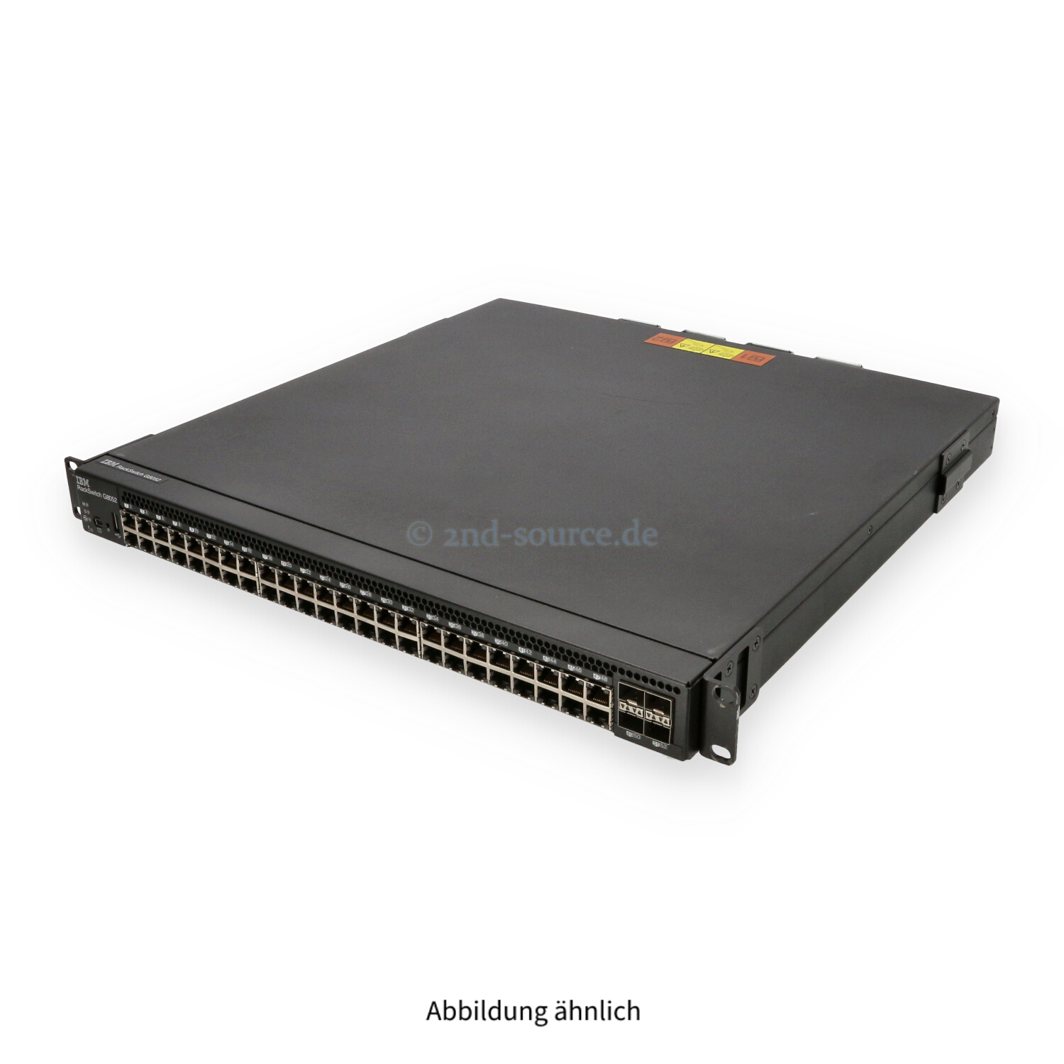 IBM RackSwitch G8052 48x 1000Base-T 4x SFP+ 10G 2x 450W F-to-R Switch 49Y7922