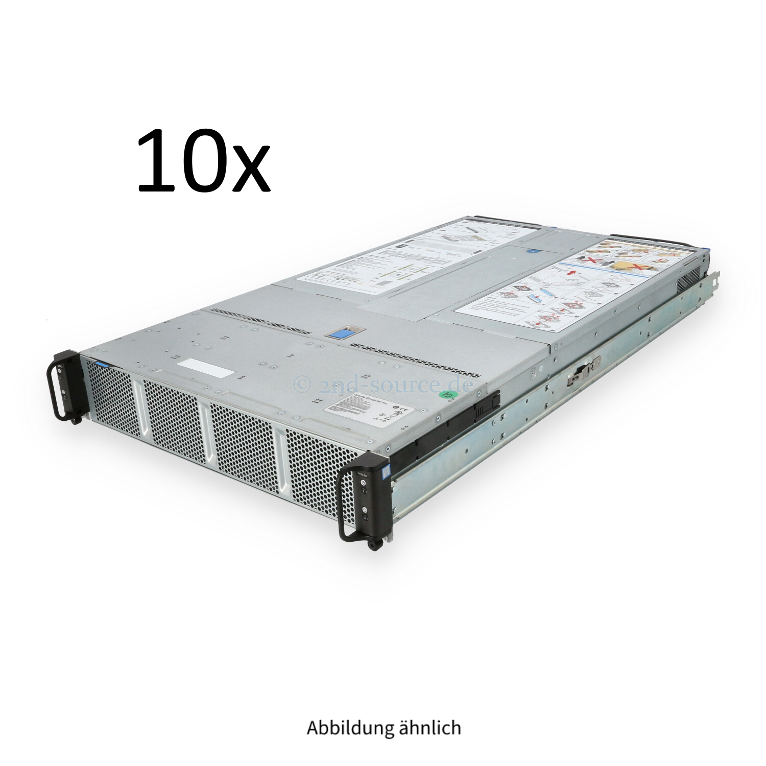 10x QuantaPlex T42S-2U 4-Node mit je 2P Silver 4108 1.80GHz 8C 240GB M.2 SSD 10G SFP+ NIC