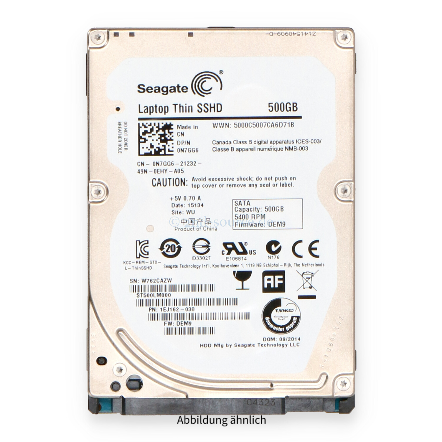 Dell 500GB 5.4k SATA 6G SFF HDD N7GG6 0N7GG6