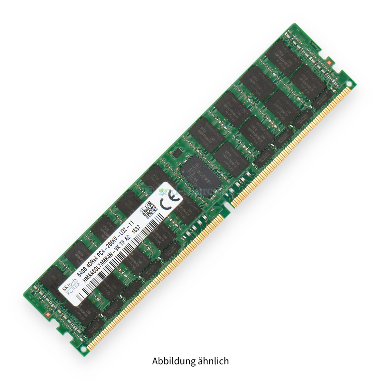 Dell 64GB PC4-21300V-L DIMM Quad Rank x4 (DDR4-2666) Registered ECC 4JMGM 04JMGM SNP4JMGMC/64G A9781930