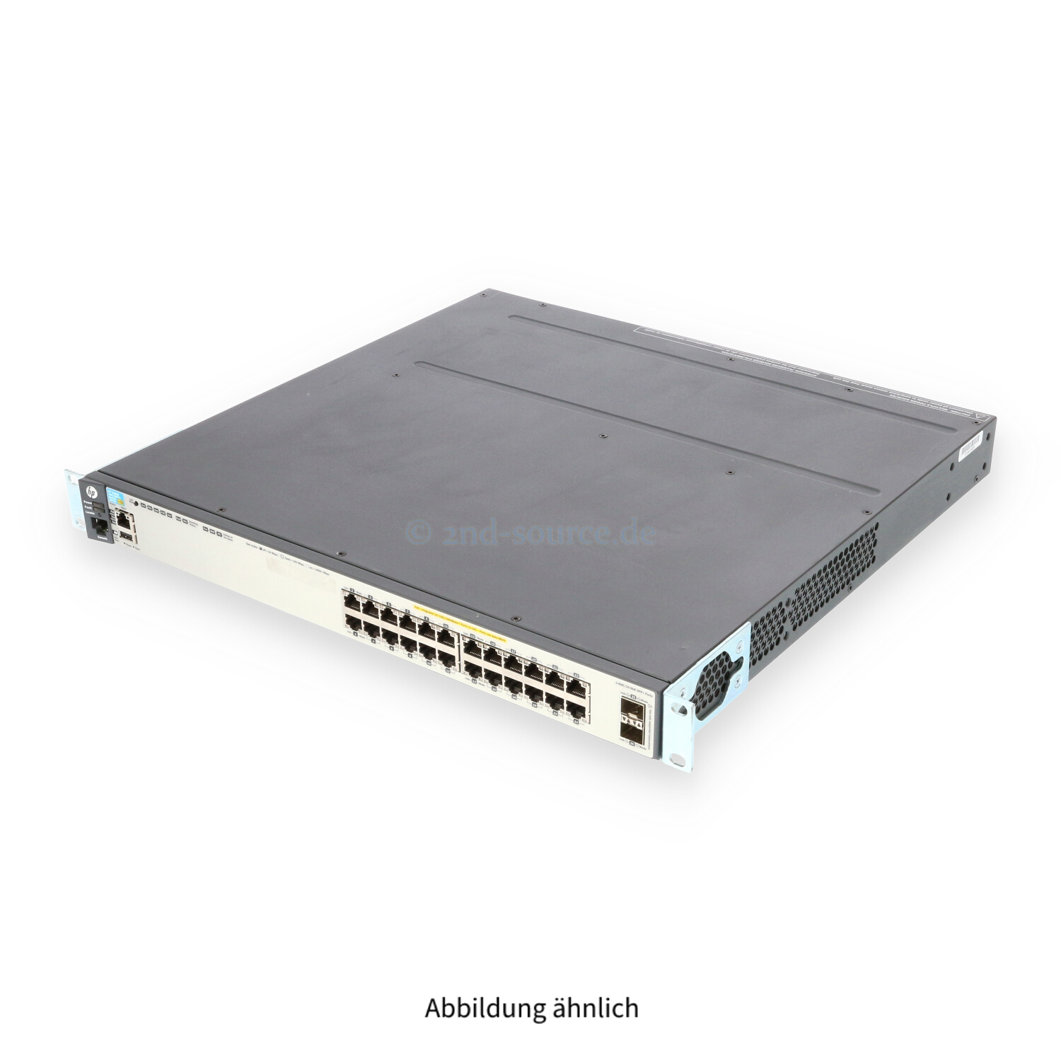 HPE ProCurve 3800-24G-PoE+-2SFP+ 24x RJ-45 1GbE PoE+ 2x SFP+ 10GbE 1x 1000W Managed Switch J9573A J9573-61001 J9573-61101 HPE ProCurve 3800-24G-PoE+-2SFP+ 24x RJ-45 1GbE PoE+ 2x SFP+ 10GbE 1x 1000W Managed Switch J9573A J9573-61001 J9573-61101