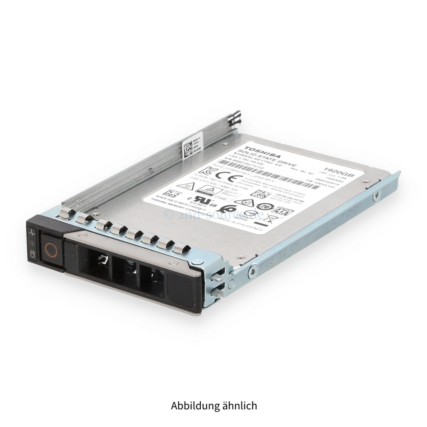 Dell 1.92TB SATA 6G SFF Read Intensive HotPlug SSD KJR1M 0KJR1M