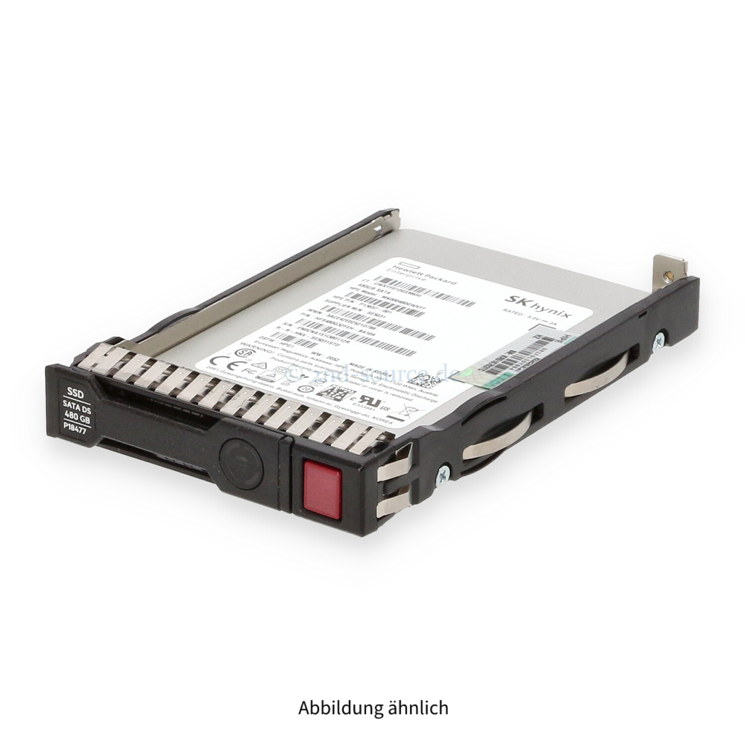 HPE 480GB SATA 6G SFF Read Intensive SC HotPlug SSD P18432-B21 P18477-001 HPE 480GB SATA 6G SFF Read Intensive SC HotPlug SSD P18432-B21 P18477-001