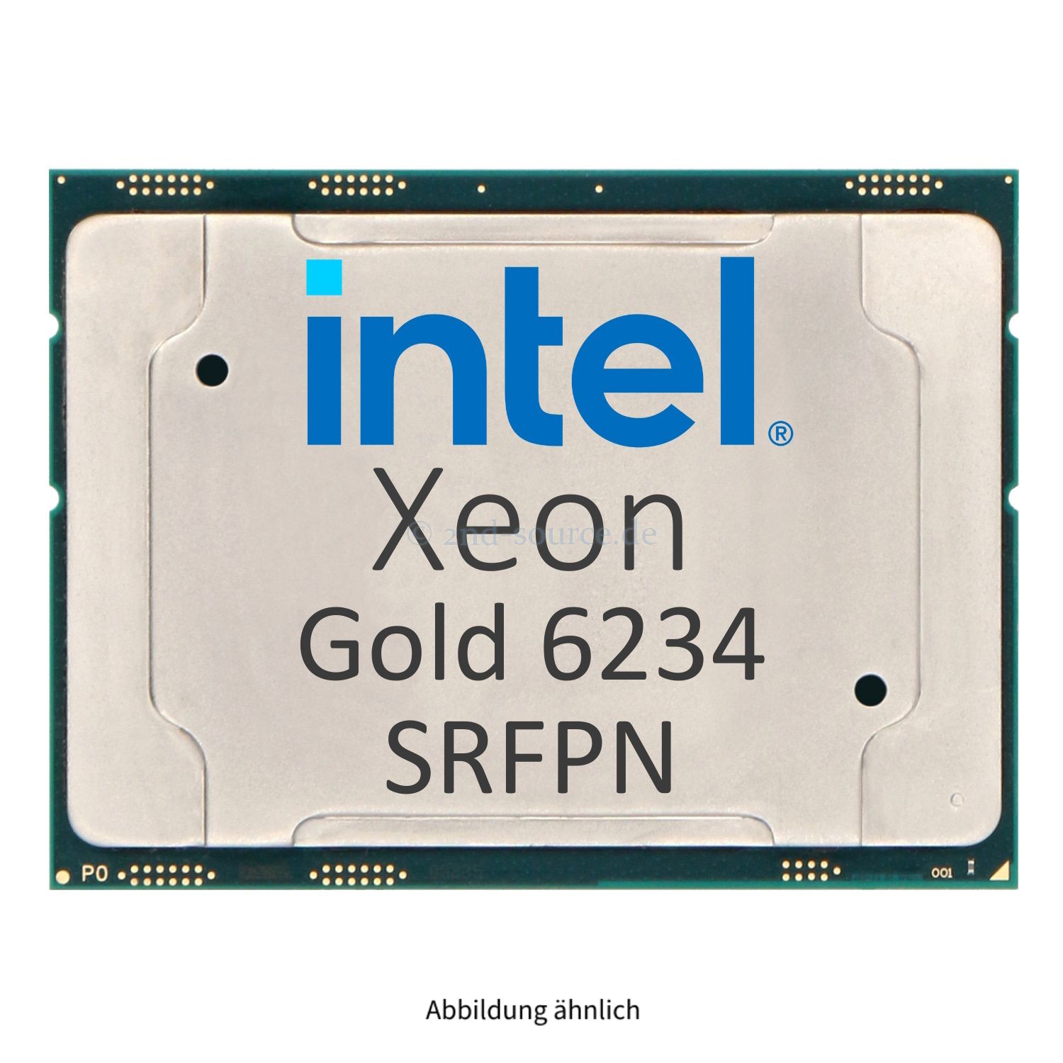 Intel Xeon Gold 6234 3.30GHz 24.75MB 8-Core CPU 130W SRFPN CD8069504283304