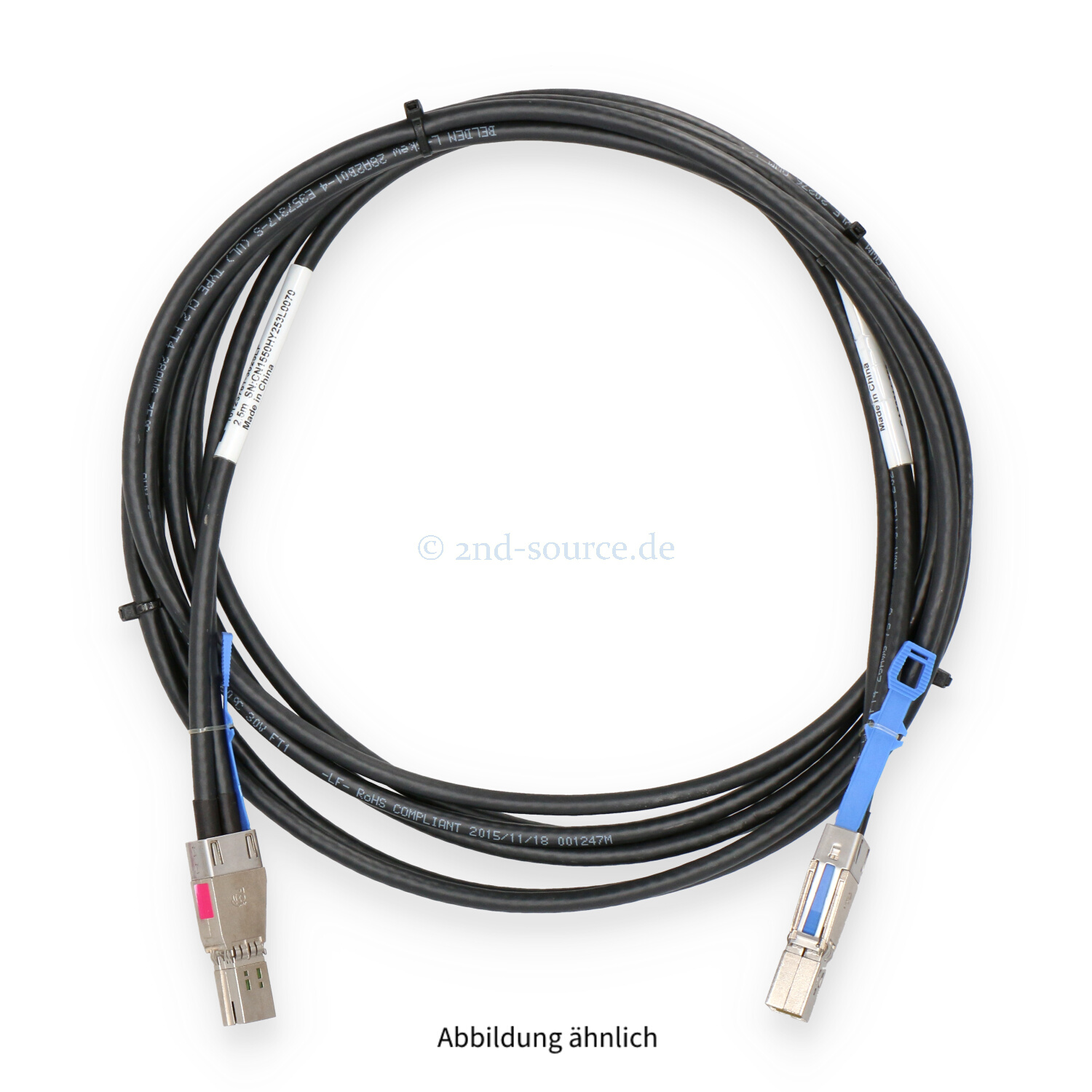 Fujitsu 2.5m Mini SAS SFF-8644 to SFF-8644 Cable CA72314-2501 38037739