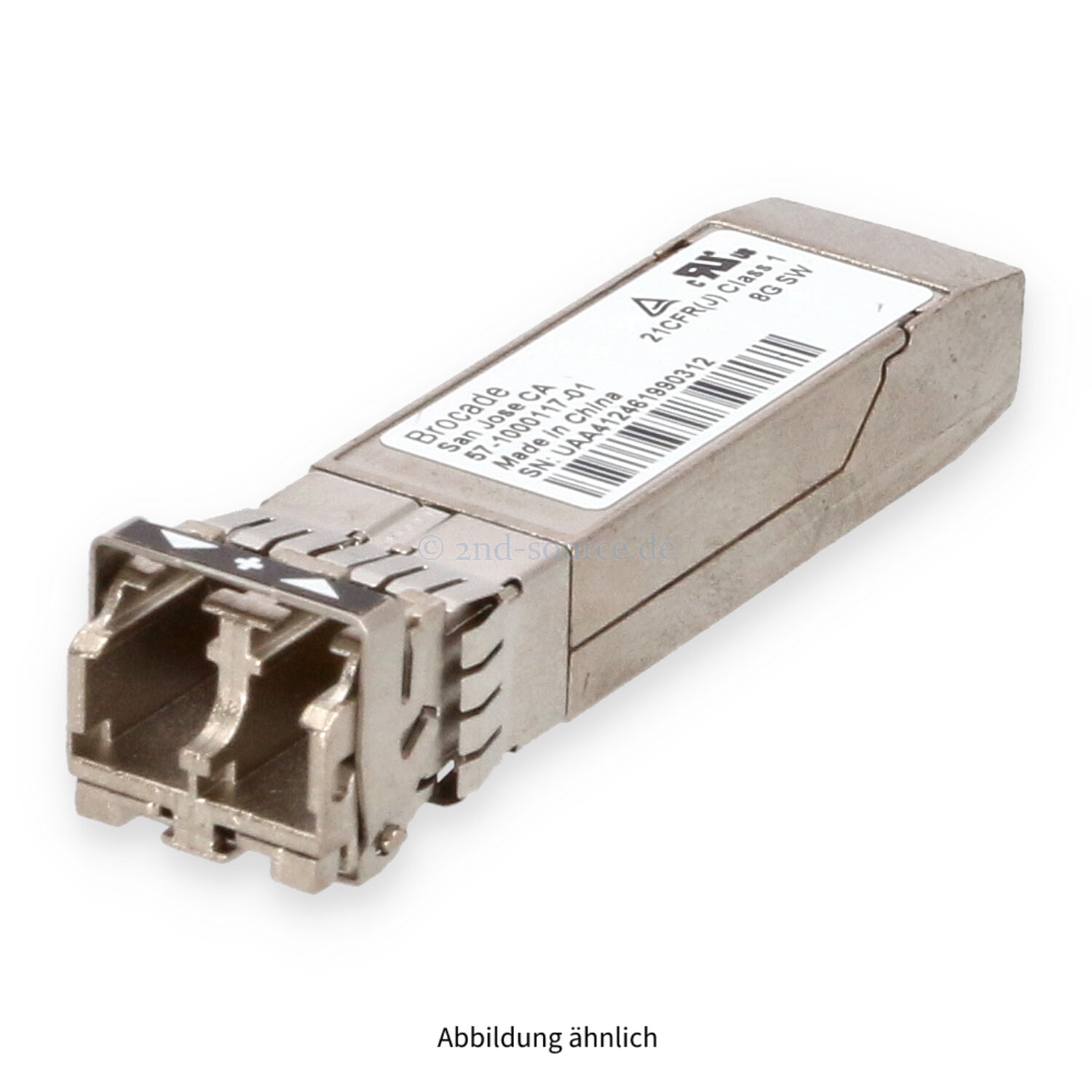 Brocade 8GB Shortwave FC SFP+ Transceiver Module 57-1000117-01